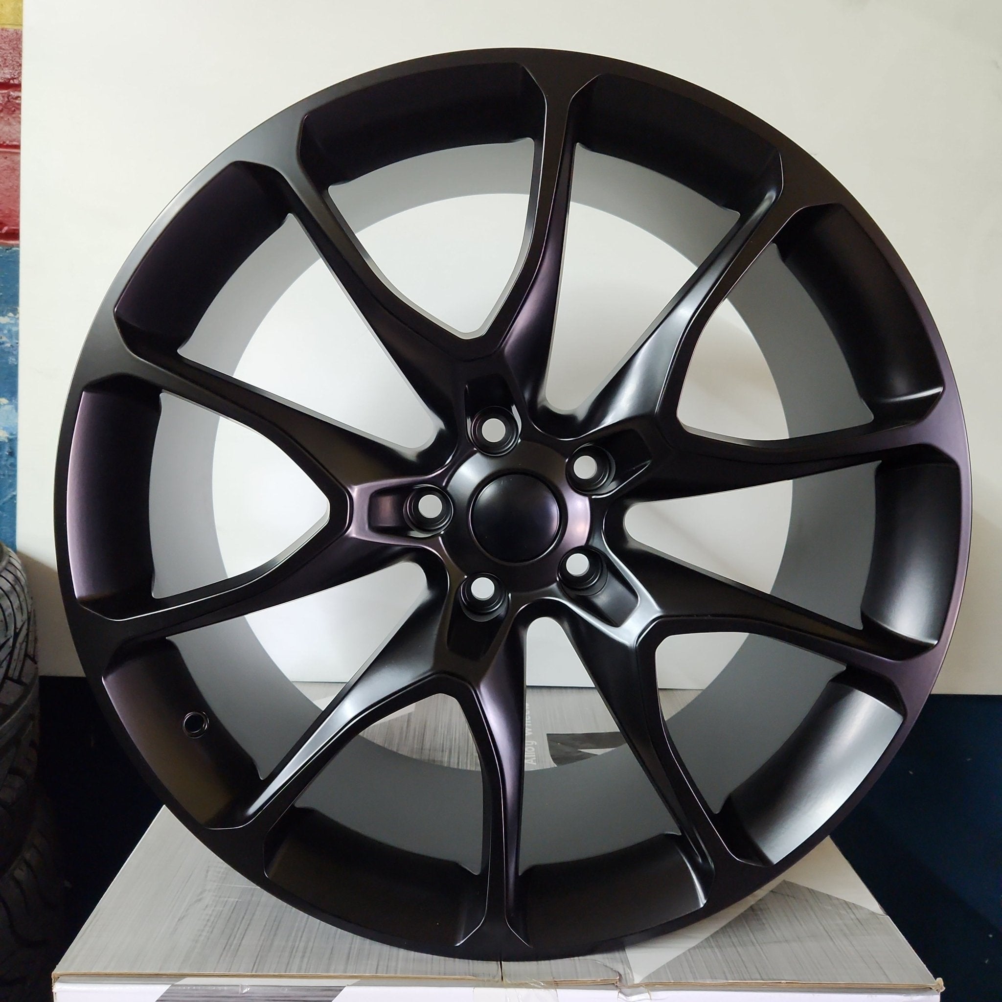 W502 22x10 5x127 SATIN BLACK - Gun Hill Tire House (WTW - WHOLESALE TIRES & WHEELS)