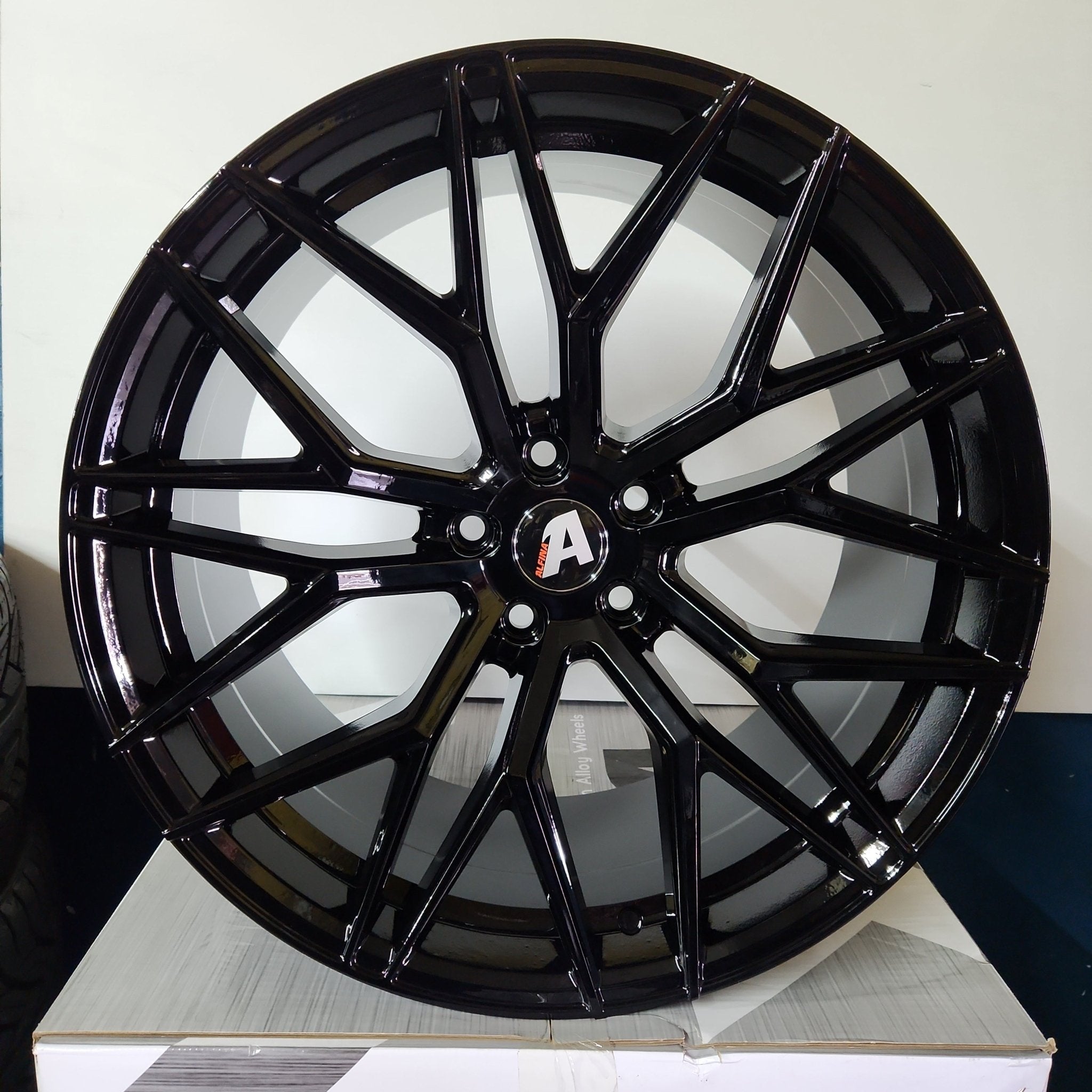 ALFINA AF303 20X9 5X120 GLOSS BLACK - Gun Hill Tire House (WTW - WHOLESALE TIRES & WHEELS)