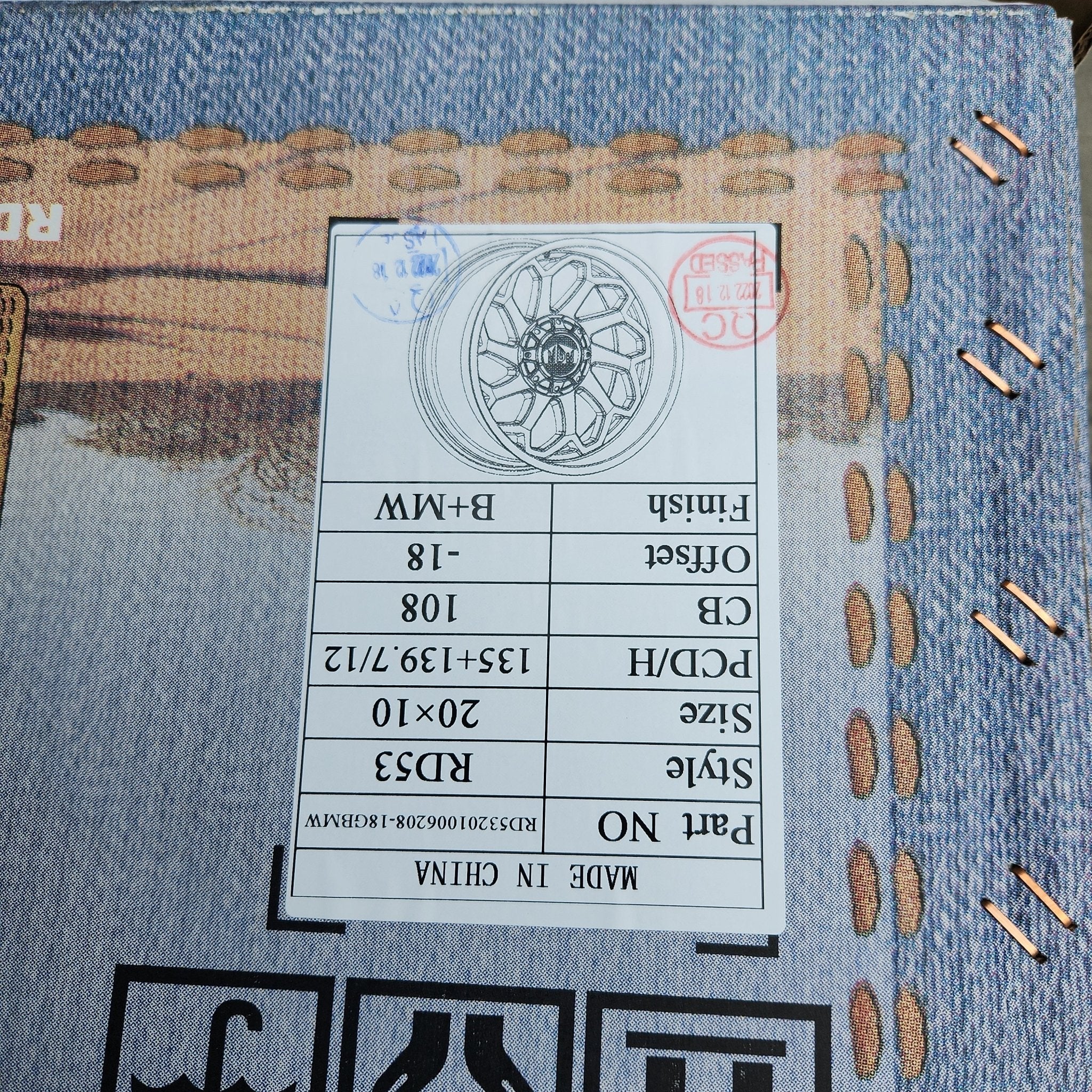 RED DIRT ROAD WHEEL RD53 - M 20X10 6X135 - 6X139.7 B+MW - Gun Hill Tire House (WTW - WHOLESALE TIRES & WHEELS)