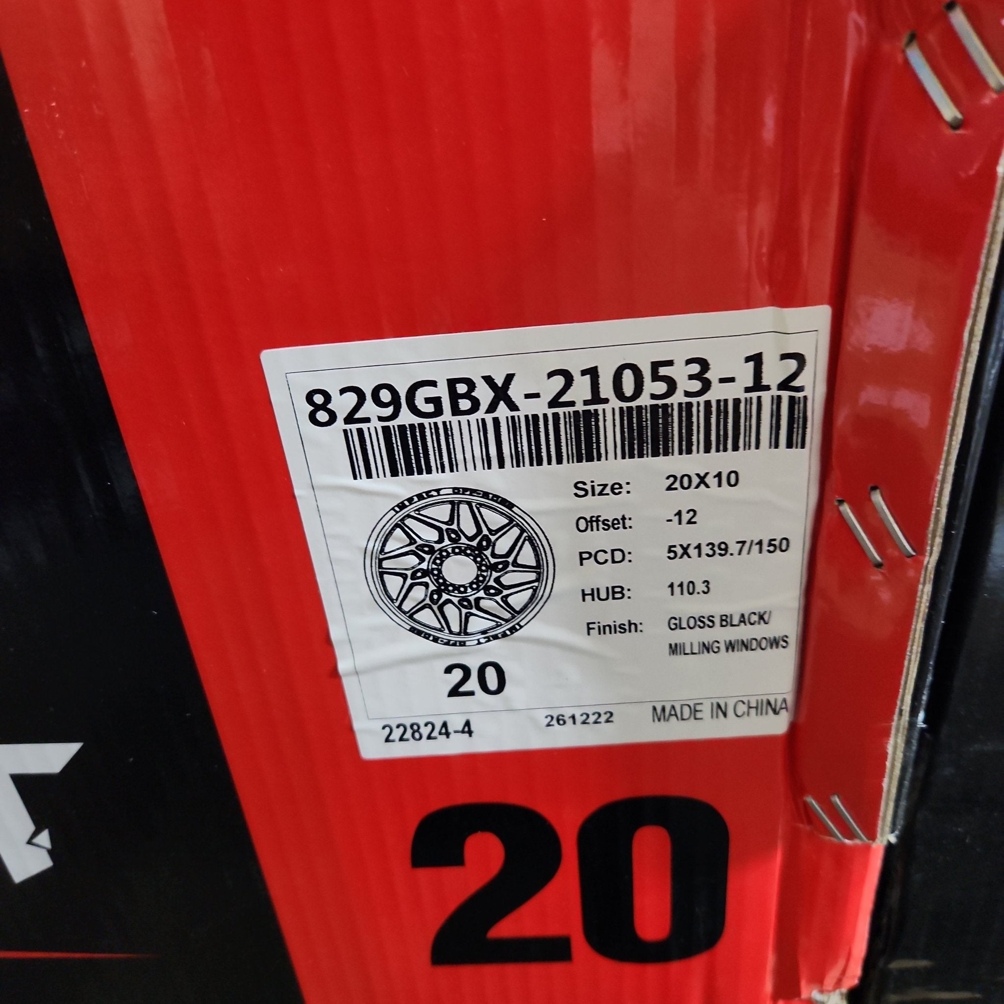 IMPACT - 829 20X10 5X139.7 5X150 PBW/ MMW - Gun Hill Tire House (WTW - WHOLESALE TIRES & WHEELS)