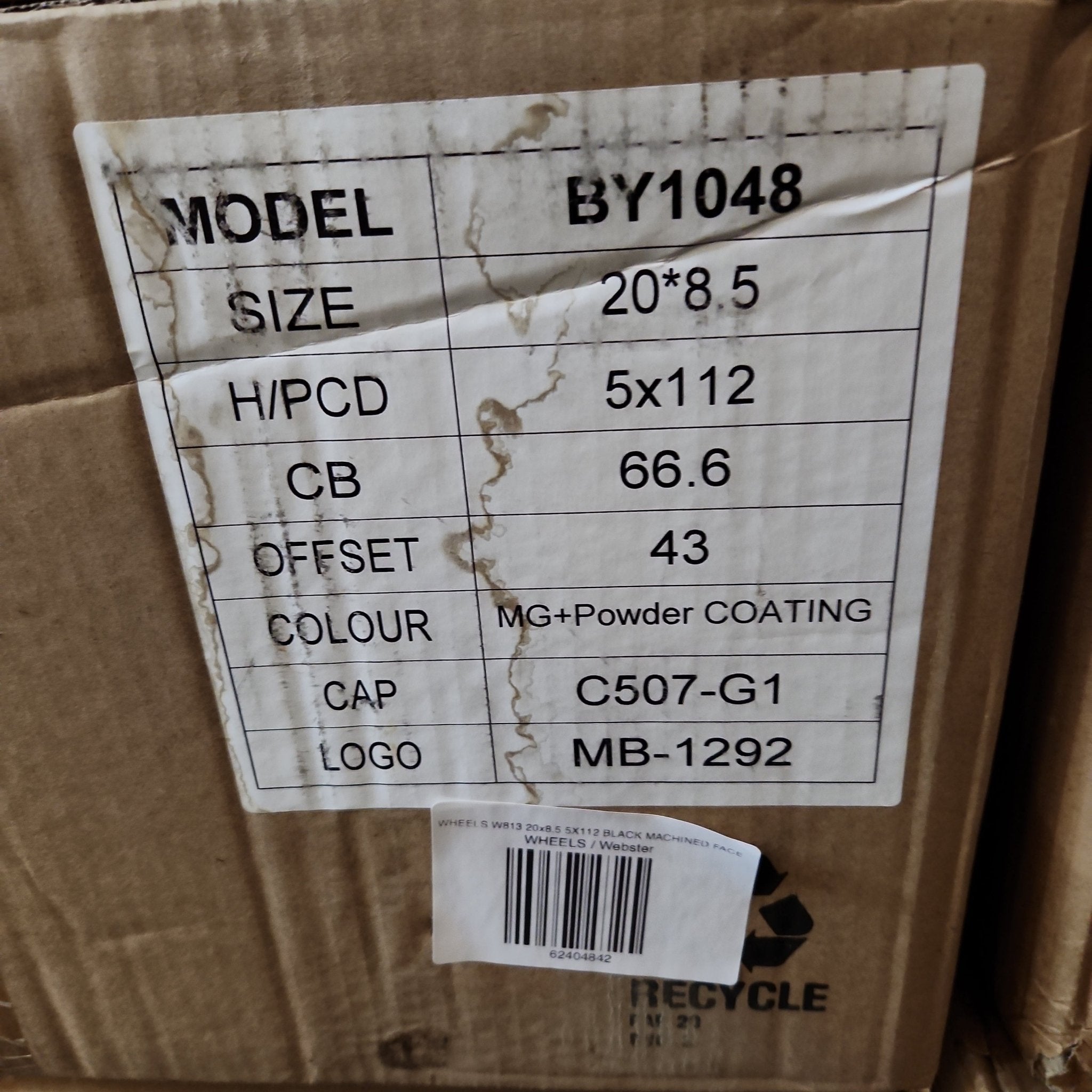 W813 WHEELS 20x8.5 5X112 GUN METAL - Gun Hill Tire House (WTW - WHOLESALE TIRES & WHEELS)