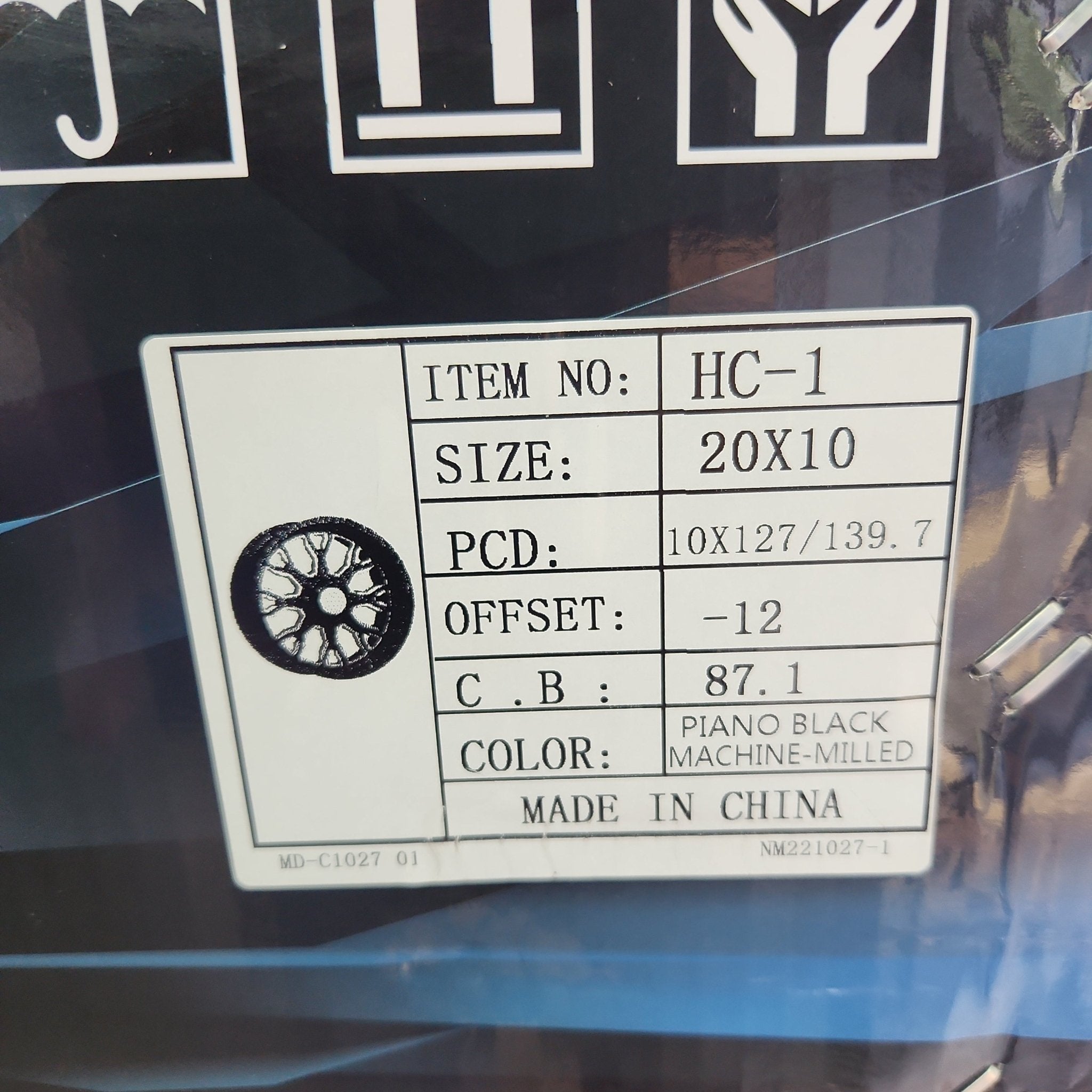 HELIUM HC - 1 20X10 5X127 5X139.7 PIANO BLACK WITH MACHINED MILLING - Gun Hill Tire House (WTW - WHOLESALE TIRES & WHEELS)