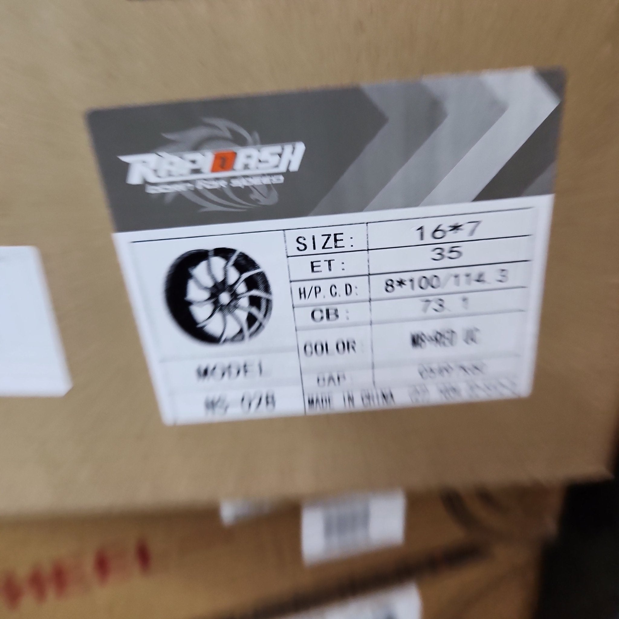 NISOSHI NS28 16X7.0 4X100 4X114.3 PIANO BLACK MACHINED FACE WITH MACHINED RED CUT - Gun Hill Tire House (WTW - WHOLESALE TIRES & WHEELS)