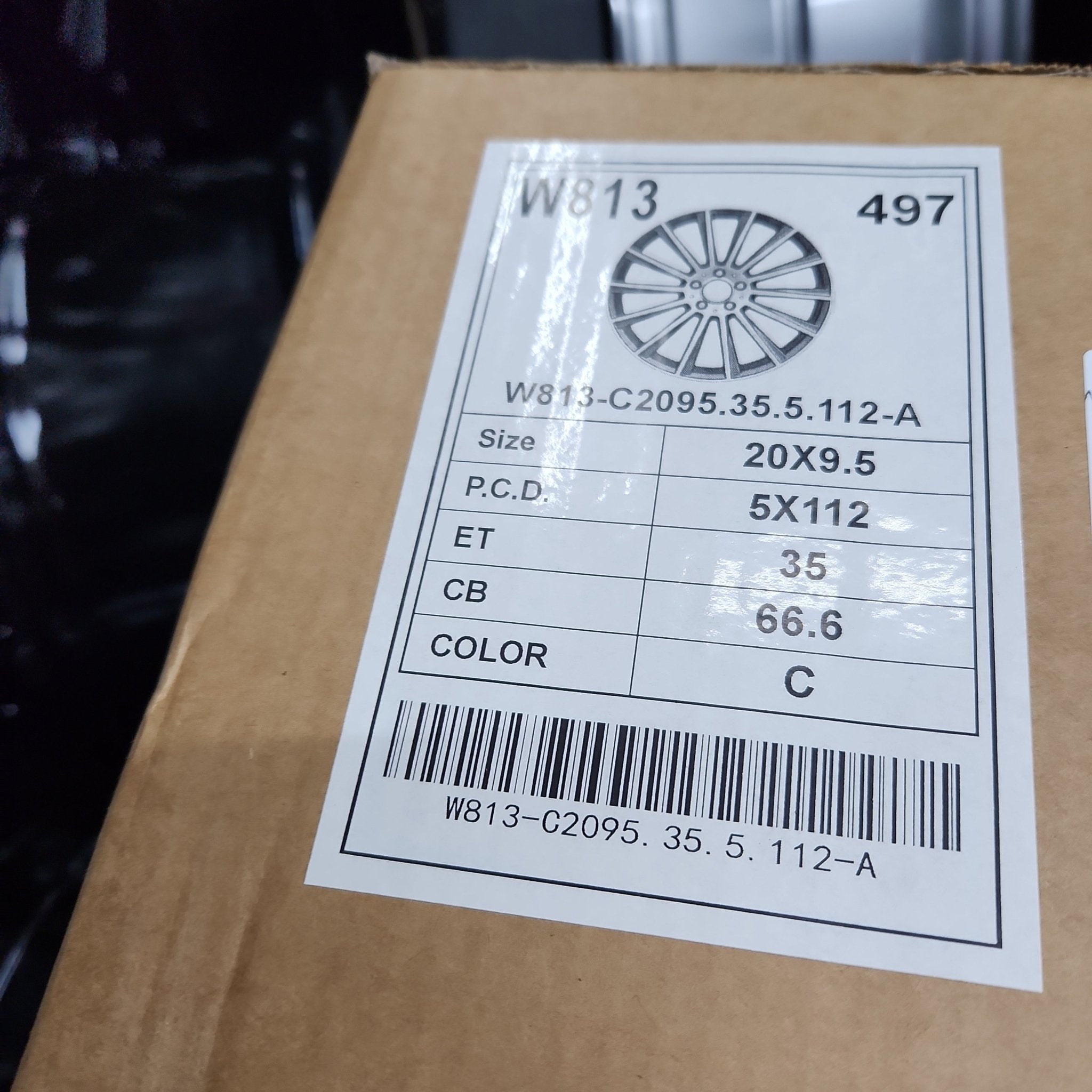 W813 20X9.5 5X112 CHROME - Gun Hill Tire House (WTW - WHOLESALE TIRES & WHEELS)