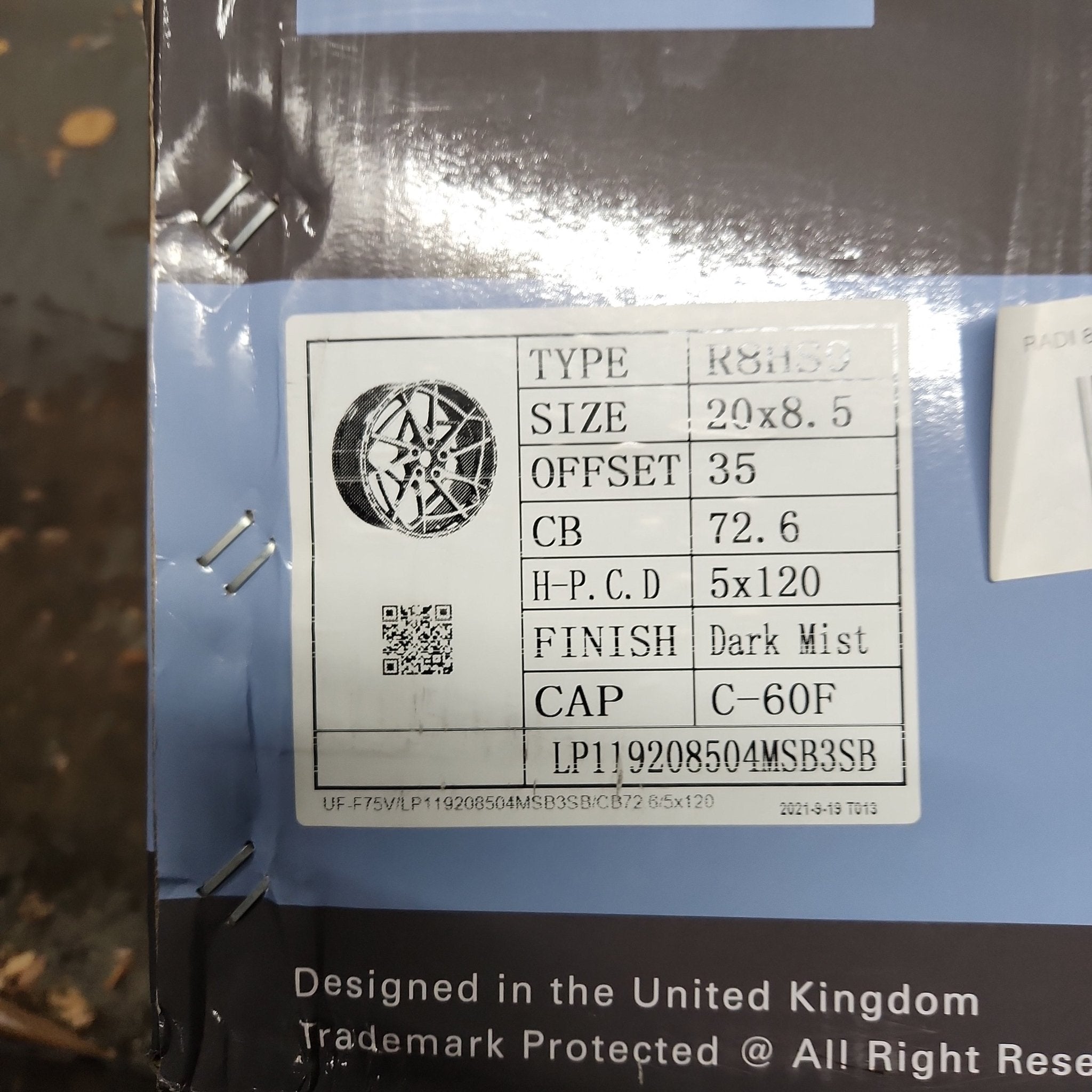 RADI 8 - R8H59 20X8.5 5X120 - Gun Hill Tire House (WTW - WHOLESALE TIRES & WHEELS)