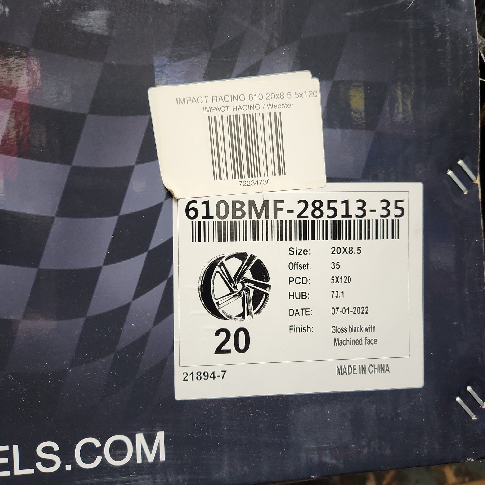 IMPACT RACING 610 20x8.5 5x120 - Gun Hill Tire House (WTW - WHOLESALE TIRES & WHEELS)