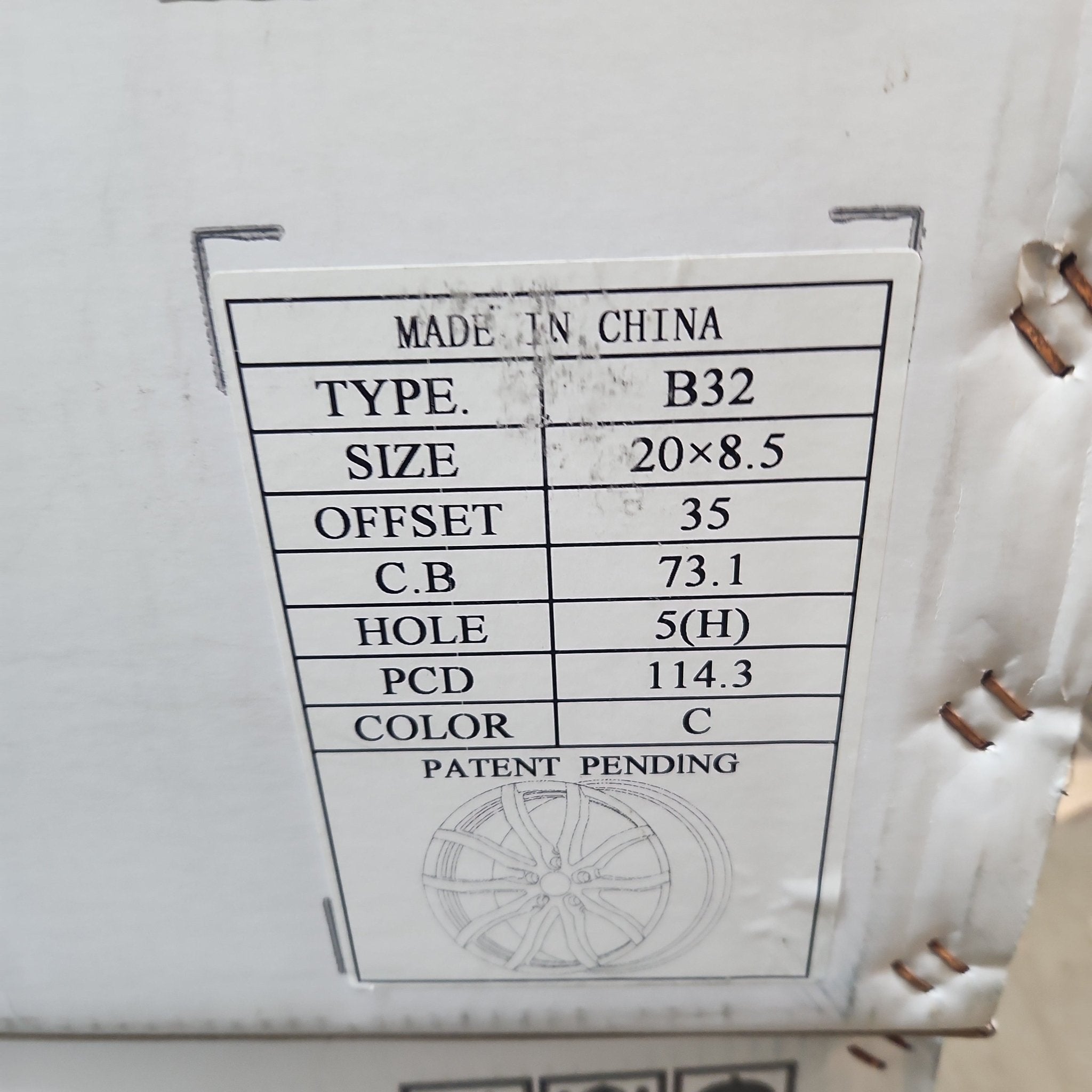 BORGHINI B32 - M WHEELS 20X8.5 5X114.3 CHROME - Gun Hill Tire House (WTW - WHOLESALE TIRES & WHEELS)