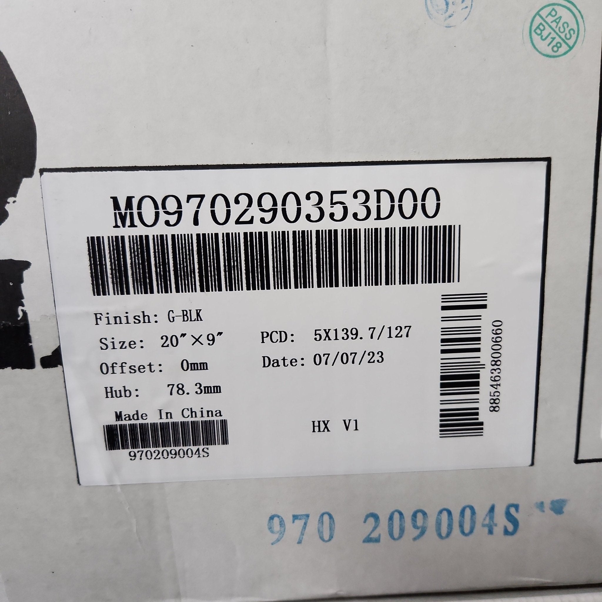 MO970 20x9 5x127 5x139.7 GLOSS BLACK - Gun Hill Tire House (WTW - WHOLESALE TIRES & WHEELS)