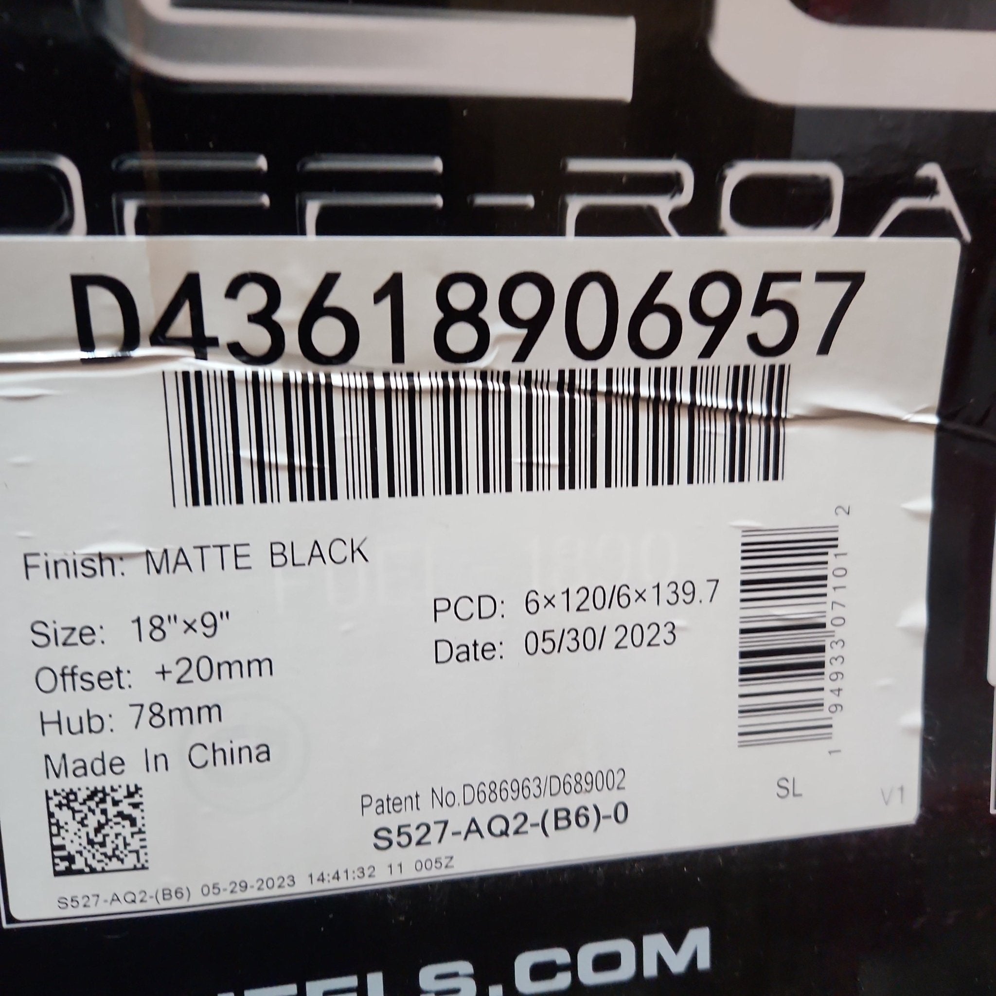 D436 MAVERICK 18x9 6x120 6x139.7 MATTE BLACK - Gun Hill Tire House (WTW - WHOLESALE TIRES & WHEELS)