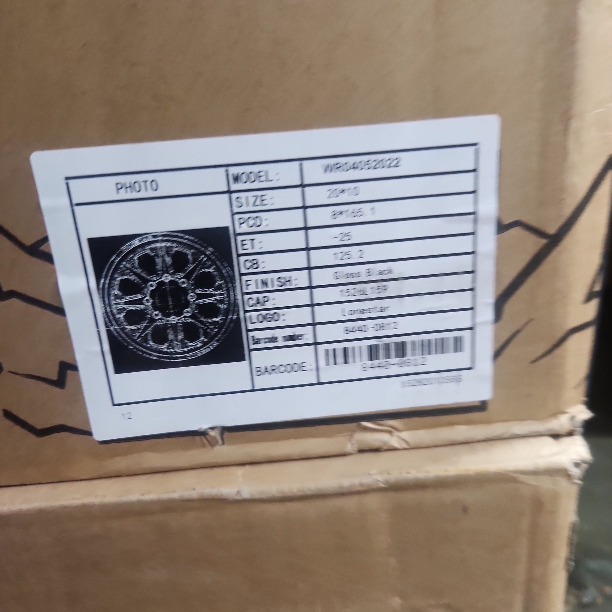 LONESTAR BNADIT 20X10 8X165 PIANO BLACK W/MACHINED MILLING WINDOW - Gun Hill Tire House (WTW - WHOLESALE TIRES & WHEELS)