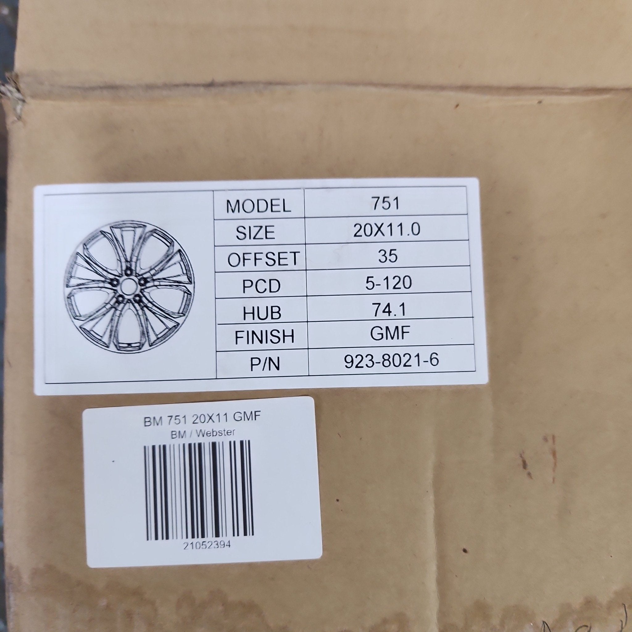 WHEELS 751 20X11 5X120 GUN METAL MACHINE FACE - Gun Hill Tire House (WTW - WHOLESALE TIRES & WHEELS)