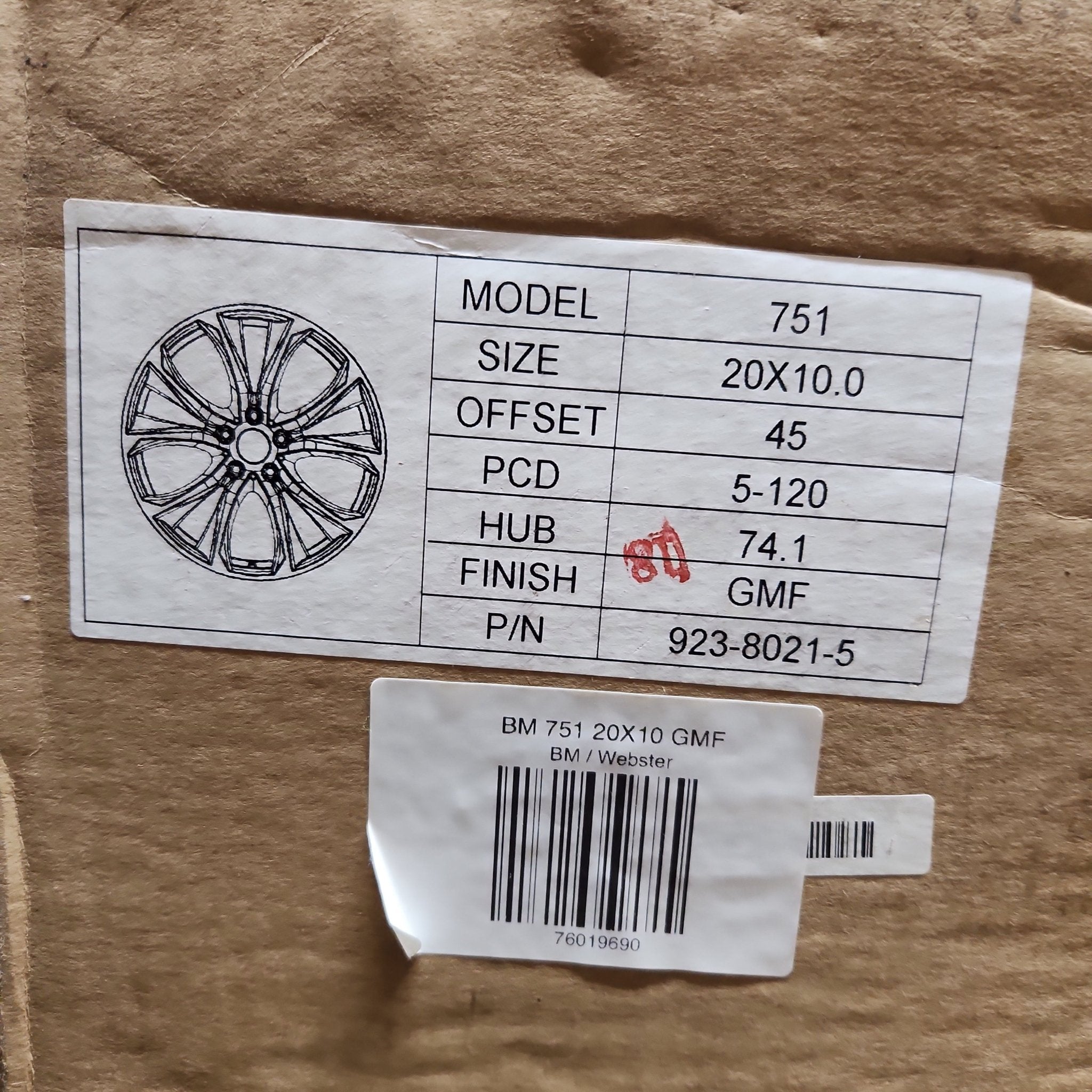 WHEELS 751 20X10 GUN METAL MACHINE - Gun Hill Tire House (WTW - WHOLESALE TIRES & WHEELS)