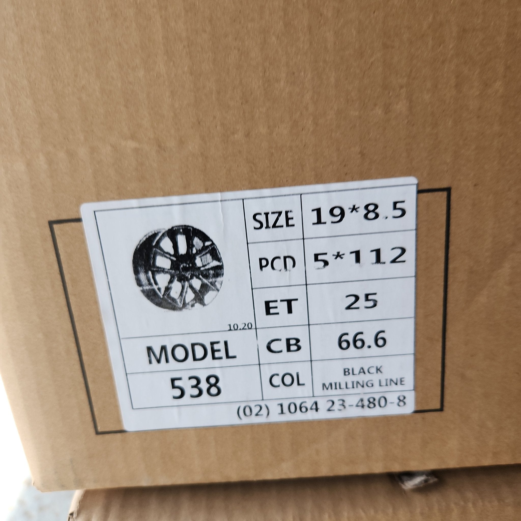 OE - 538 909M STYLE 19x8.5 5x112 GLOSS BLACK MILLED SPOKES - Gun Hill Tire House (WTW - WHOLESALE TIRES & WHEELS)