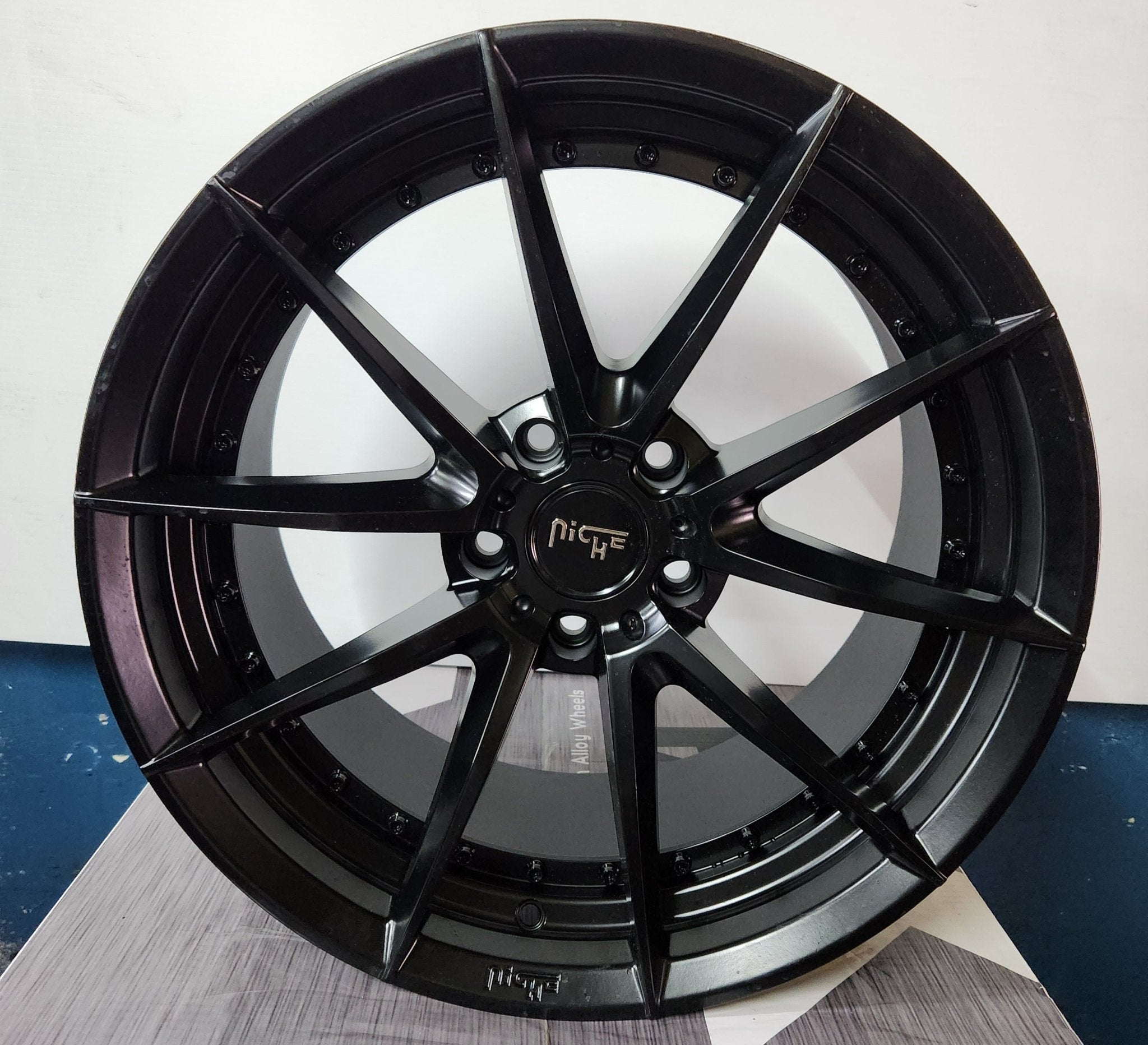 NICHE SECTOR 19X9.5 5X120 BLACK - Gun Hill Tire House (WTW - WHOLESALE TIRES & WHEELS)