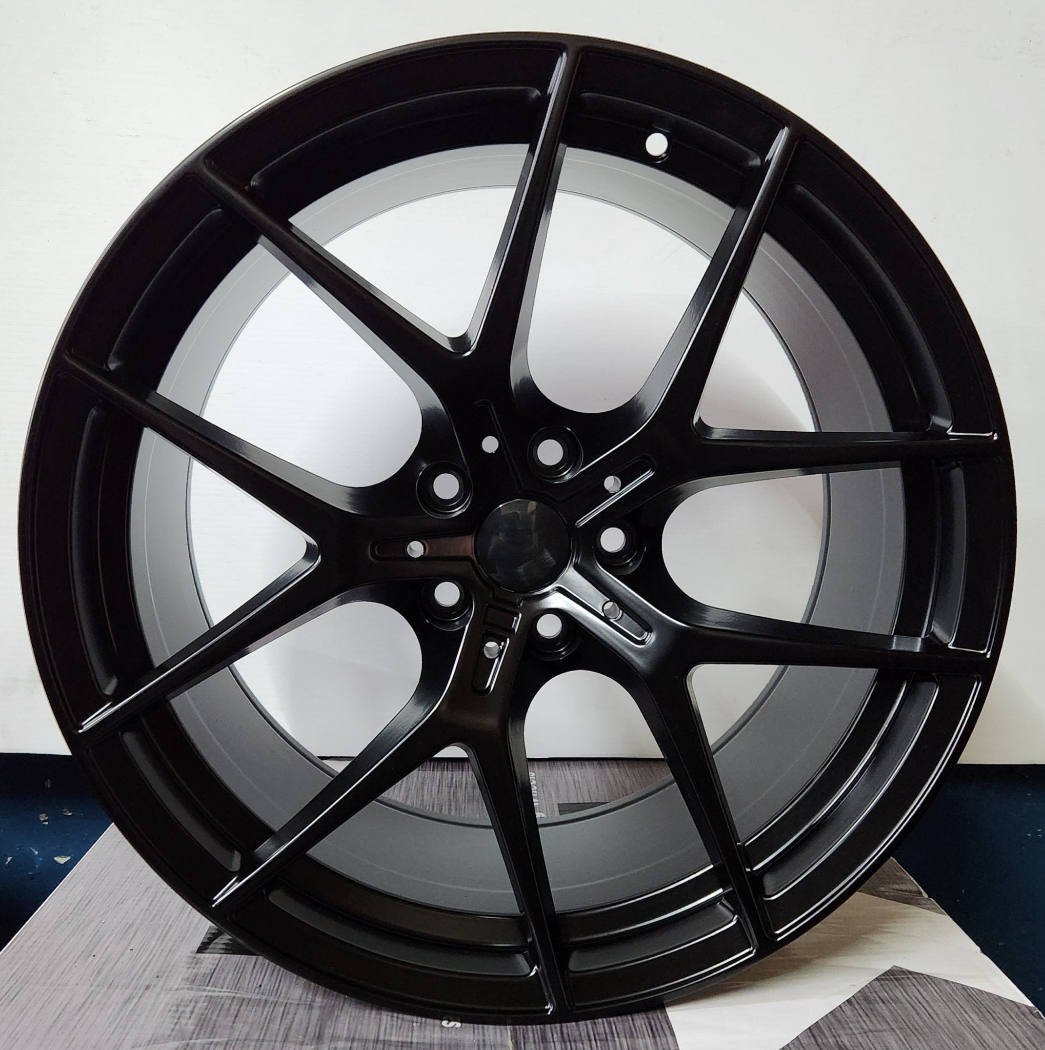 W737 5484 20X8.5 5X120 SATIN BLACK - Gun Hill Tire House (WTW - WHOLESALE TIRES & WHEELS)