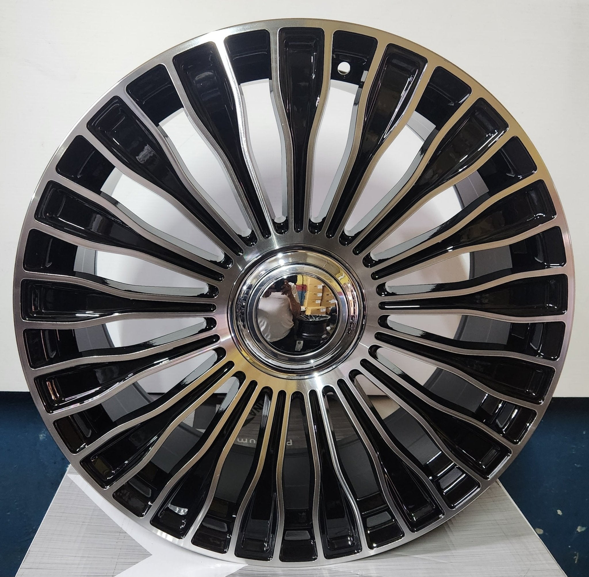 WHEELS ZS313 20X9.5 5X112 PIANO BLACK MACHINE FACE - Gun Hill Tire House (WTW - WHOLESALE TIRES & WHEELS)