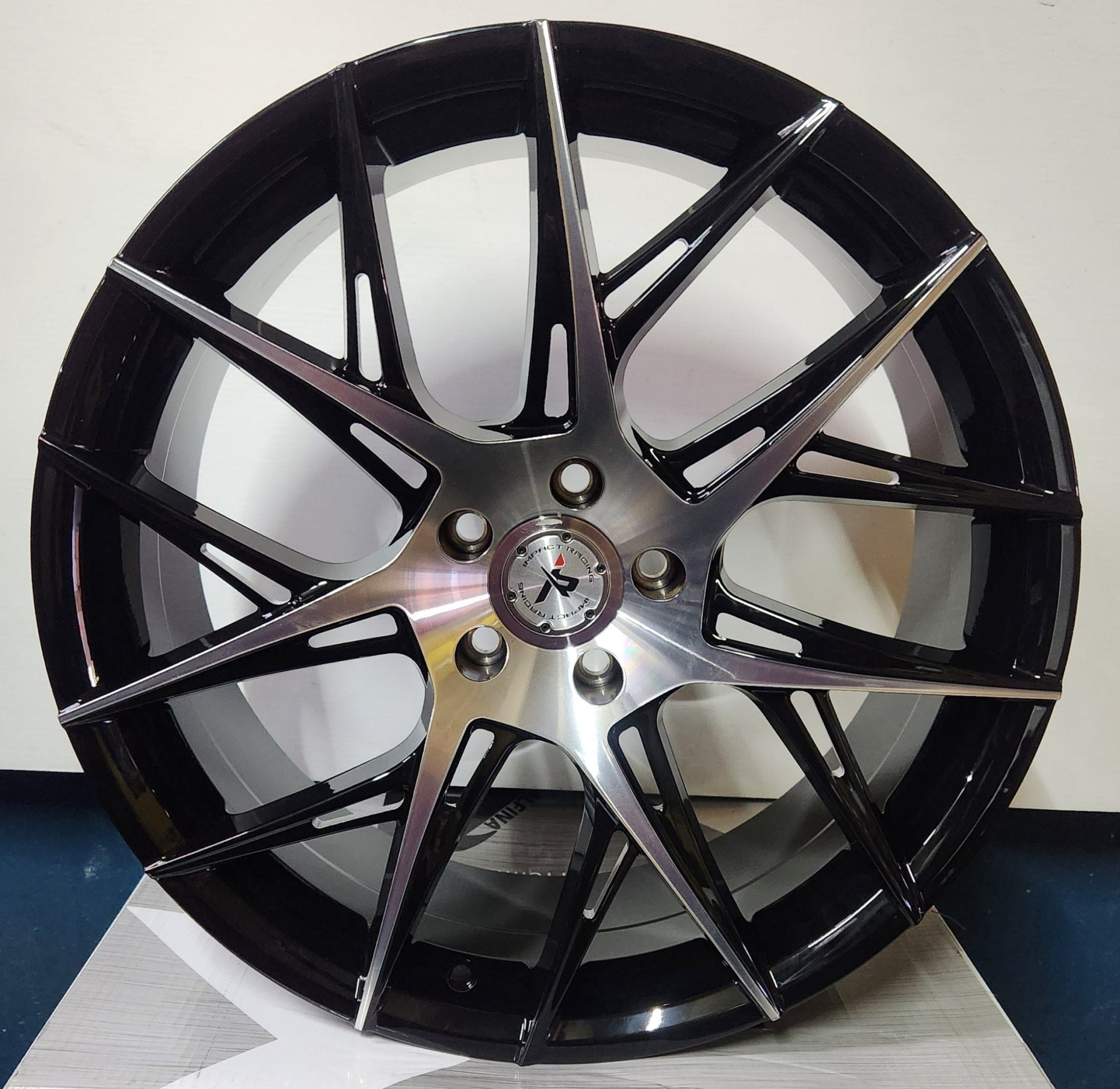 IMPACT RACING 603 20X8.5 5X4.5 GLOSS BLACK MACHINED FACE - Gun Hill Tire House (WTW - WHOLESALE TIRES & WHEELS)