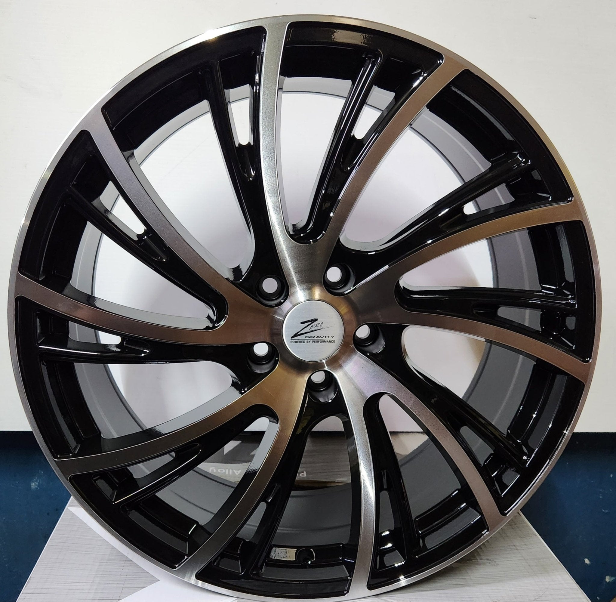 ZERO GRAVITY ZG101 20X8.5 5X114.3 PIANO BLACK MACHINED FACE - Gun Hill Tire House (WTW - WHOLESALE TIRES & WHEELS)