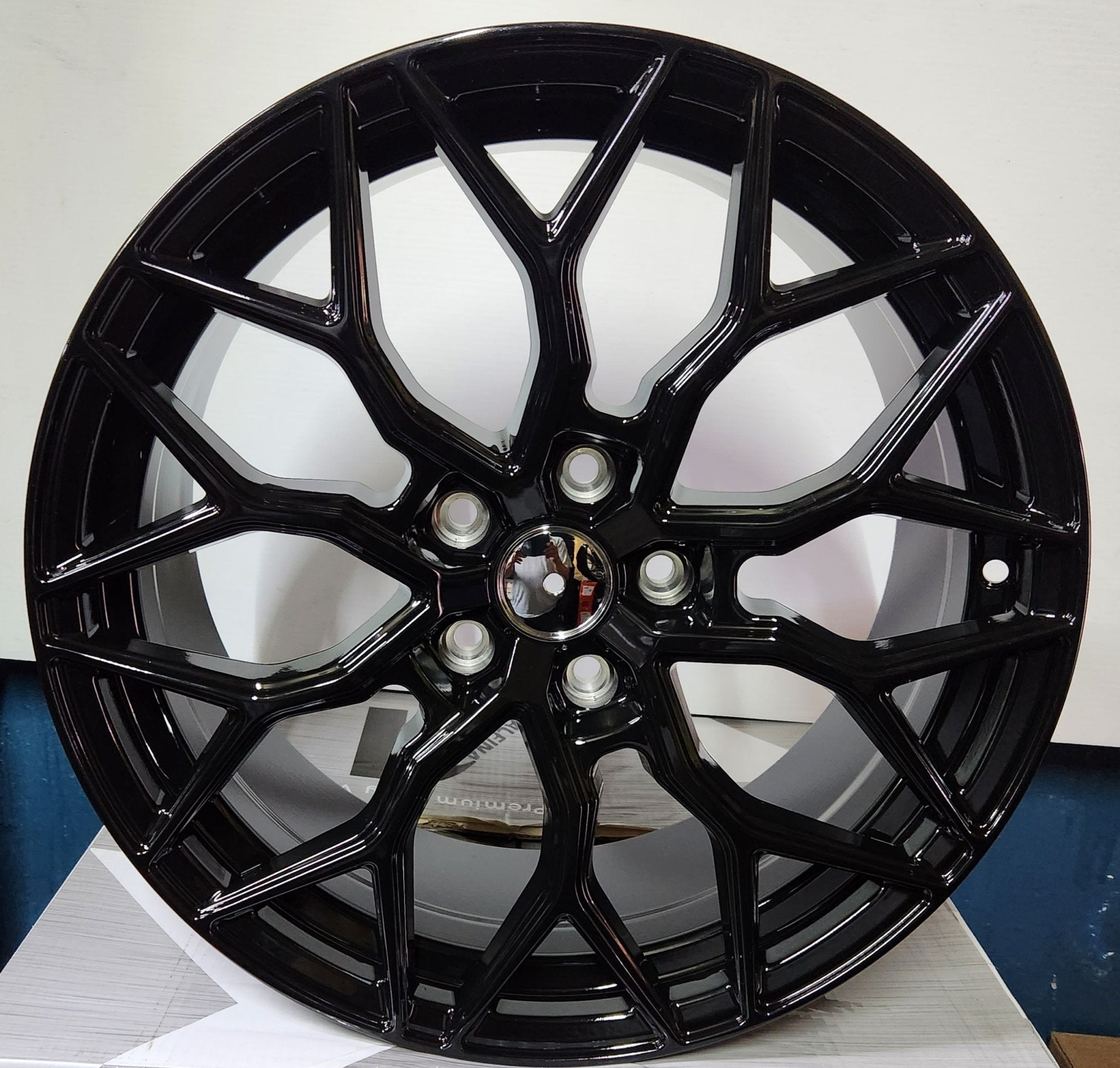 OE - 0319 HF - 2 REP 18X8.0 5X114.3 5X112 PIANO BLACK - Gun Hill Tire House (WTW - WHOLESALE TIRES & WHEELS)