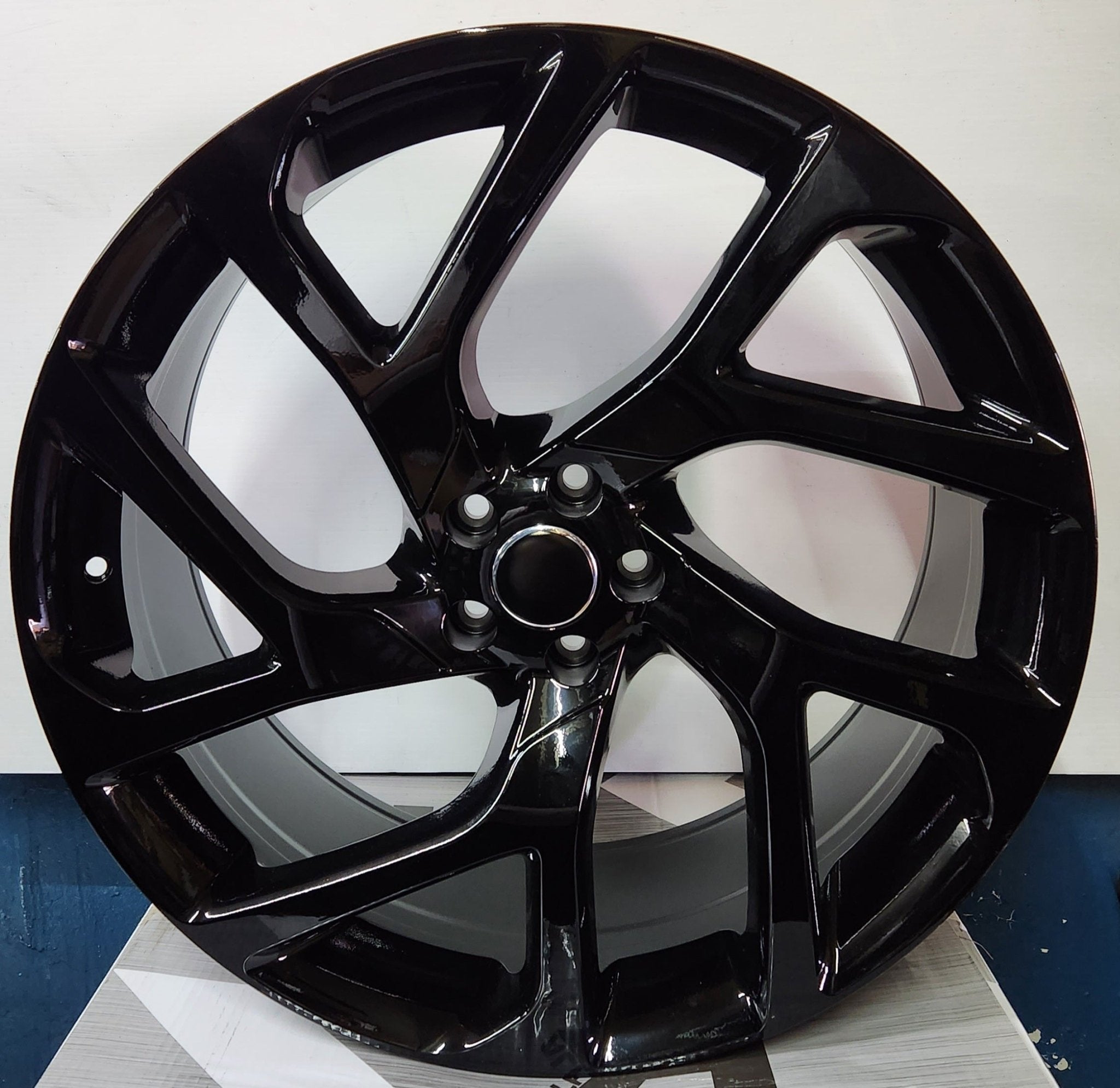 RL38 22X9.5 5X108 GLOSS BLACK - Gun Hill Tire House (WTW - WHOLESALE TIRES & WHEELS)