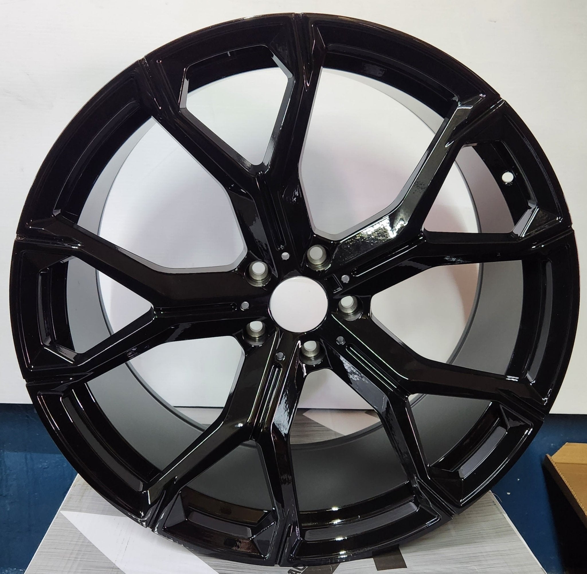 OE 5497 741M STYLE REP 22X10 5X120 PIANO BLACK - Gun Hill Tire House (WTW - WHOLESALE TIRES & WHEELS)