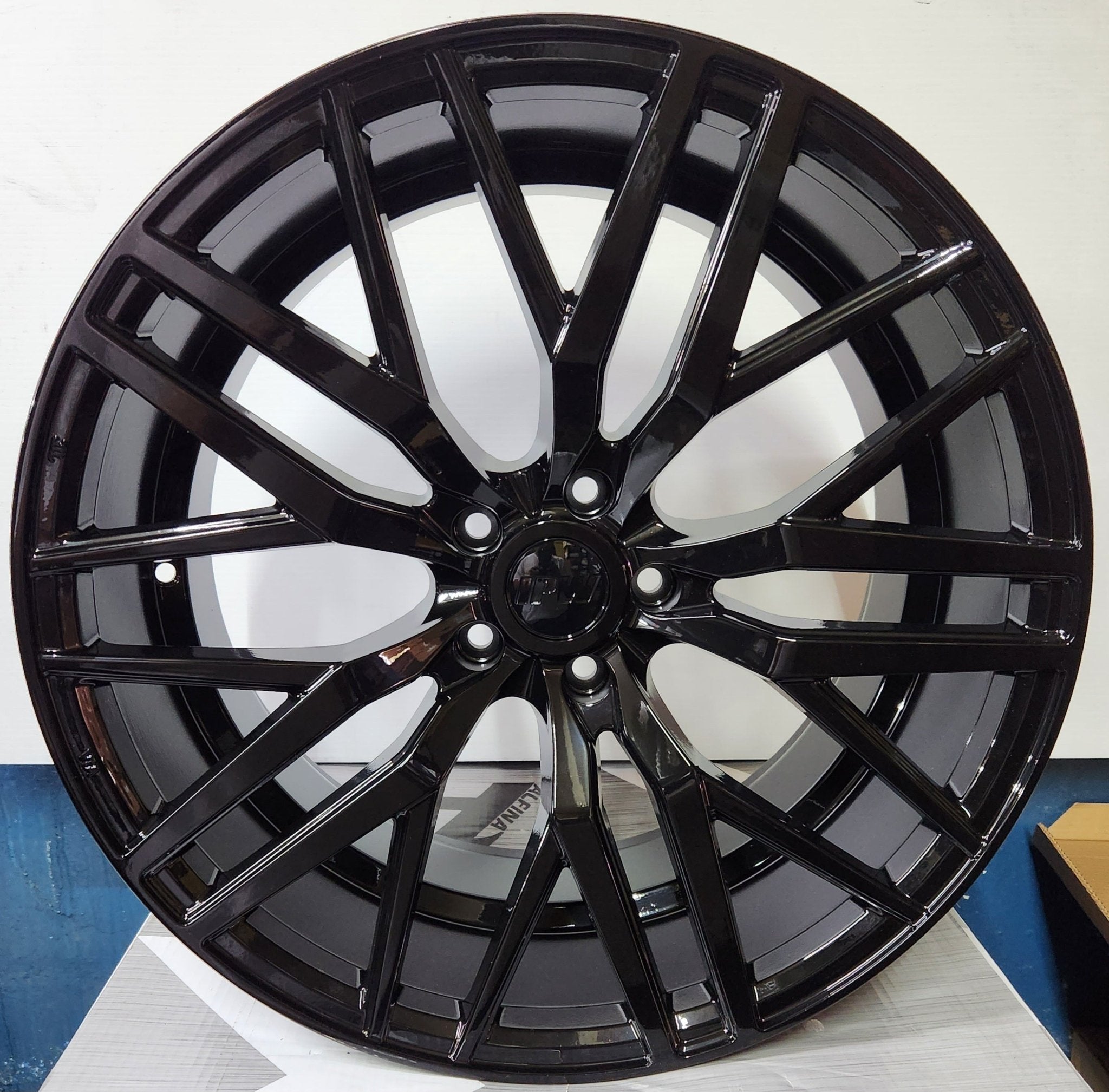 W1508 20X8.5 5X114.3 GLOSS BLACK - Gun Hill Tire House (WTW - WHOLESALE TIRES & WHEELS)
