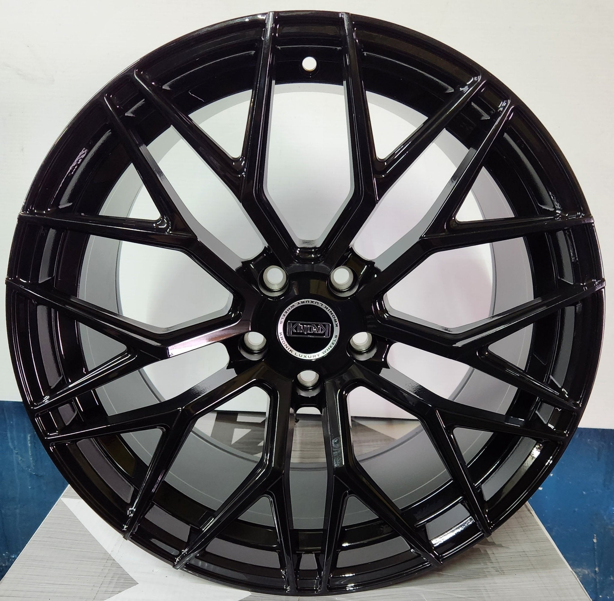 PARAGON B325 19X8.5 5X114.3 @PIANO BLACK - Gun Hill Tire House (WTW - WHOLESALE TIRES & WHEELS)
