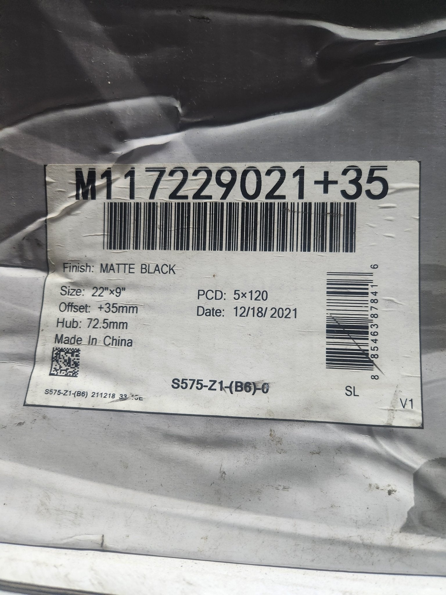 NICHE M117 22X9 5X120 MATTE BLACK - Gun Hill Tire House (WTW - WHOLESALE TIRES & WHEELS)