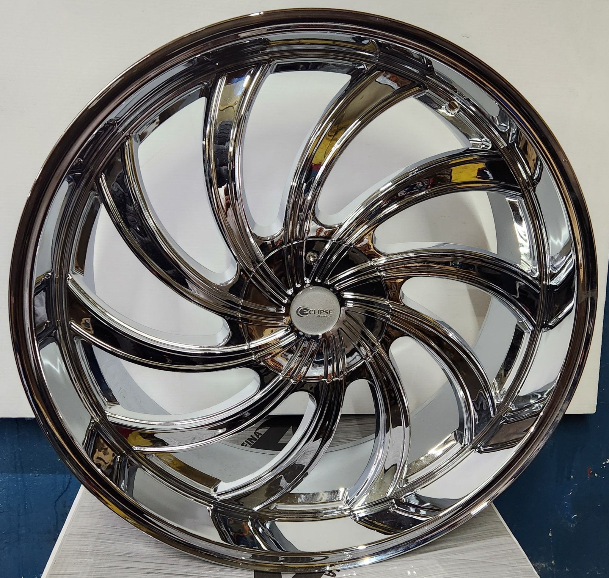 ECL 104 24X9.5 5X120 5X114.3 CHROME - Gun Hill Tire House (WTW - WHOLESALE TIRES & WHEELS)