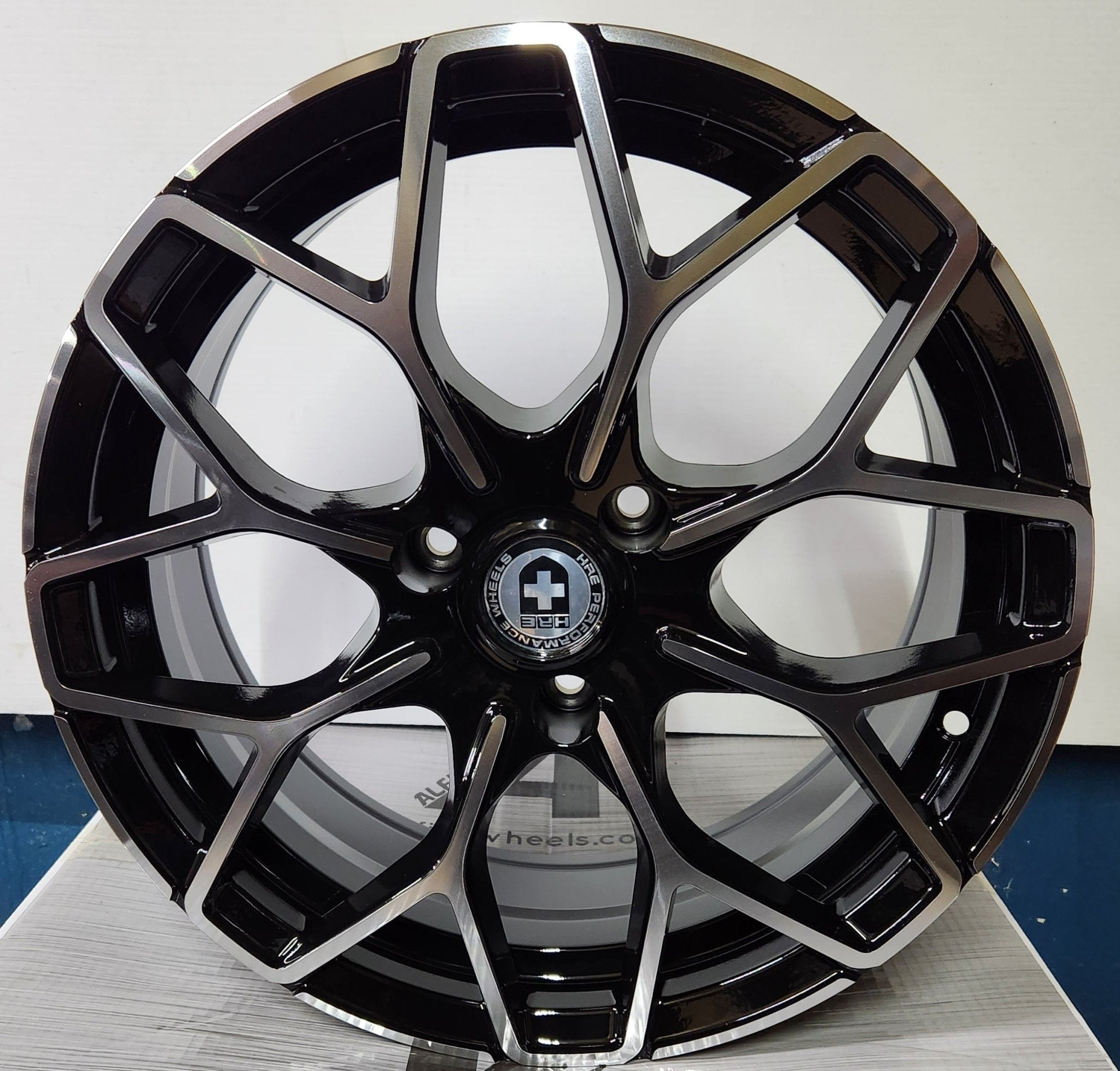 SMART2 BRABUS STYLE 17X7.0 3X112 GLOSS BLACK MACHINED FACE - Gun Hill Tire House (WTW - WHOLESALE TIRES & WHEELS)