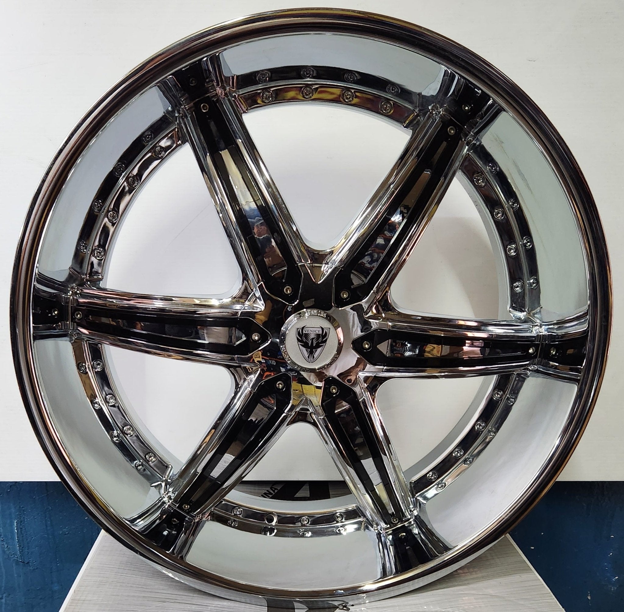 FORZA 24X9 5X127/ 5X135 CHROME - Gun Hill Tire House (WTW - WHOLESALE TIRES & WHEELS)