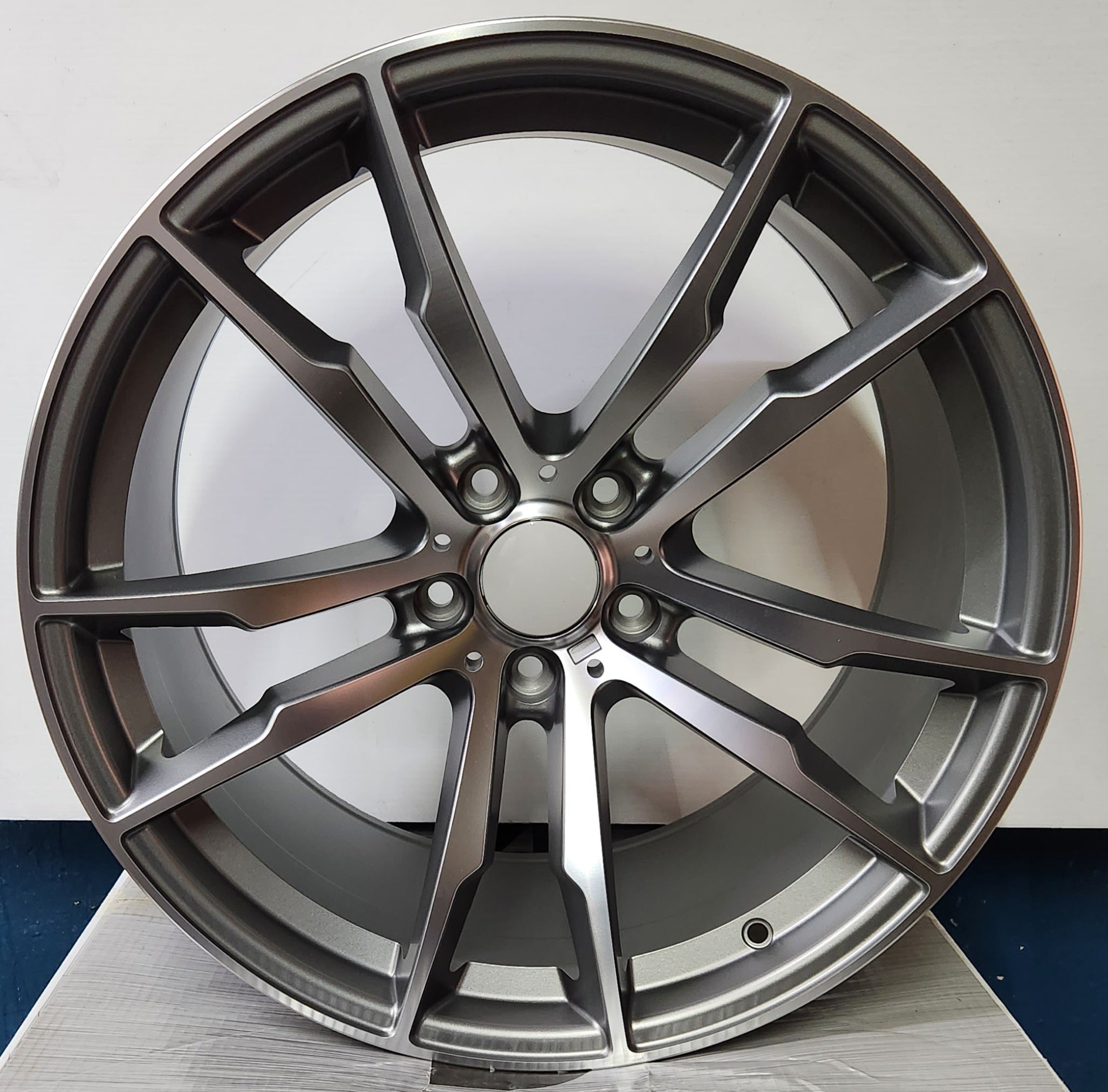 OE - 5433 20X11 5X120 MATTE GUNMETAL MACHINE F - Gun Hill Tire House (WTW - WHOLESALE TIRES & WHEELS)