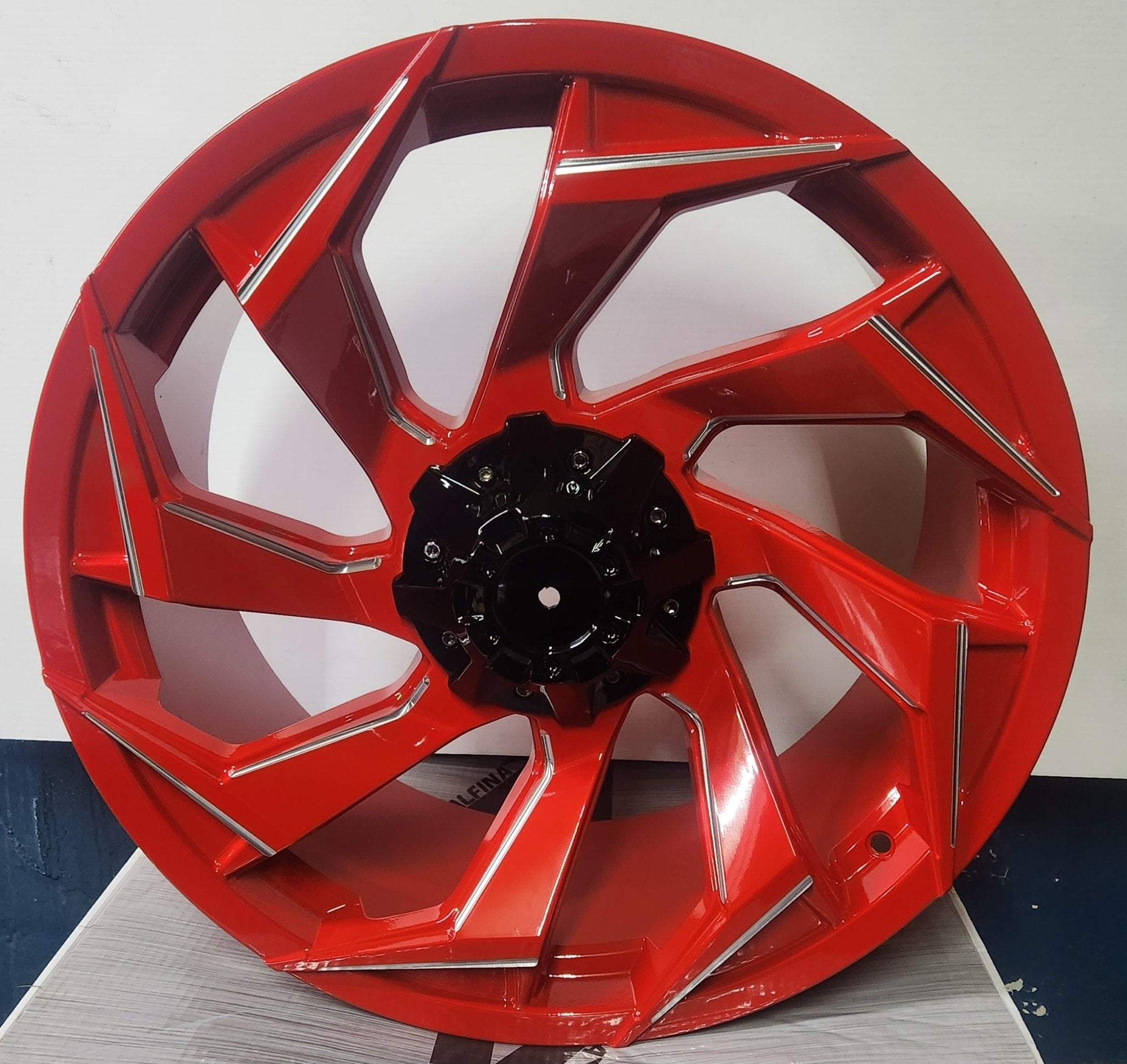 WILDCROX X137 20X9.0 6X139.7 RED MILLING - Gun Hill Tire House (WTW - WHOLESALE TIRES & WHEELS)