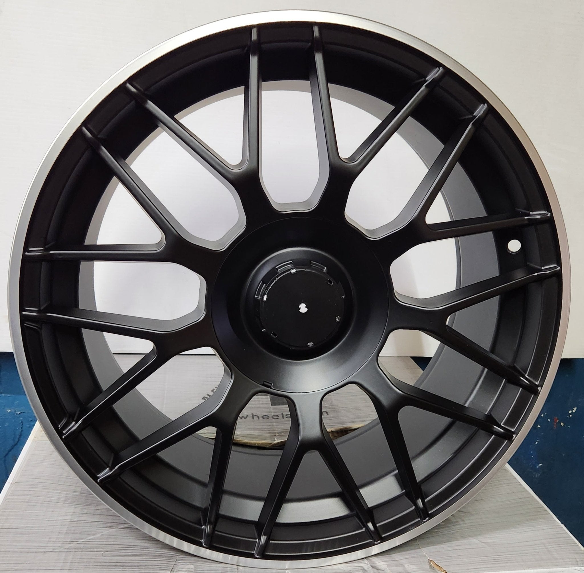 OE - REW020 - 8 18x8.5 5x112 MATTE BLACK MACHINED RING - Gun Hill Tire House (WTW - WHOLESALE TIRES & WHEELS)