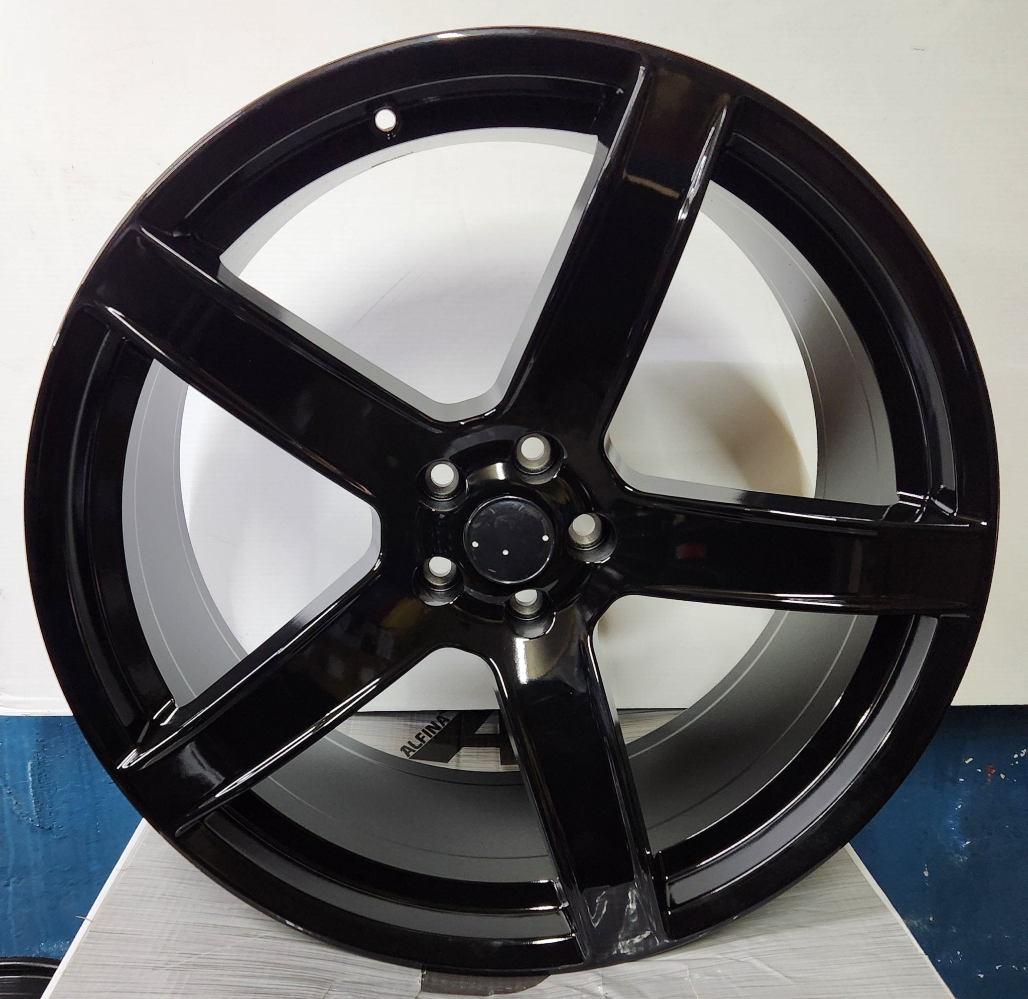 HELLCATII - ZS5507 22x9.5 5X115 GLOSS BLACK - Gun Hill Tire House (WTW - WHOLESALE TIRES & WHEELS)