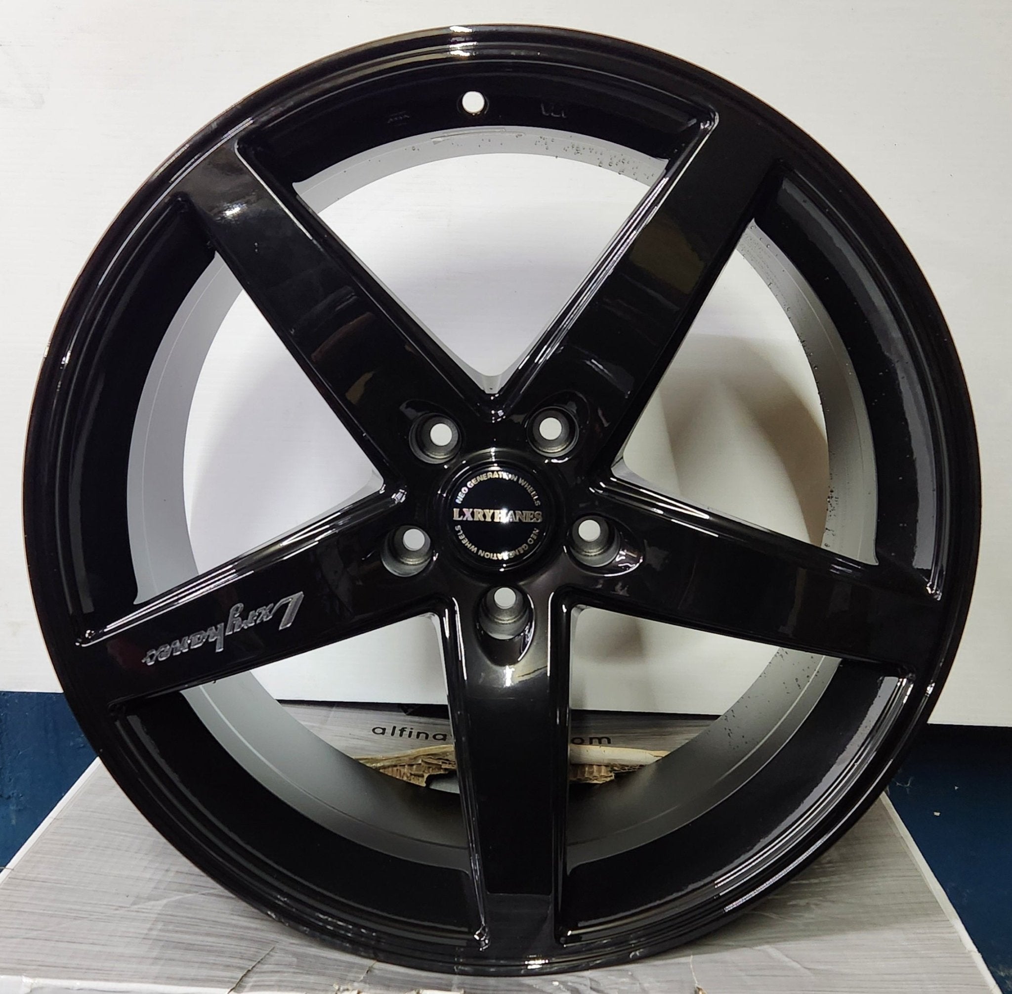 LEXURY HANES LH5 19x9.5 5x4.5 PIANO BLACK - Gun Hill Tire House (WTW - WHOLESALE TIRES & WHEELS)