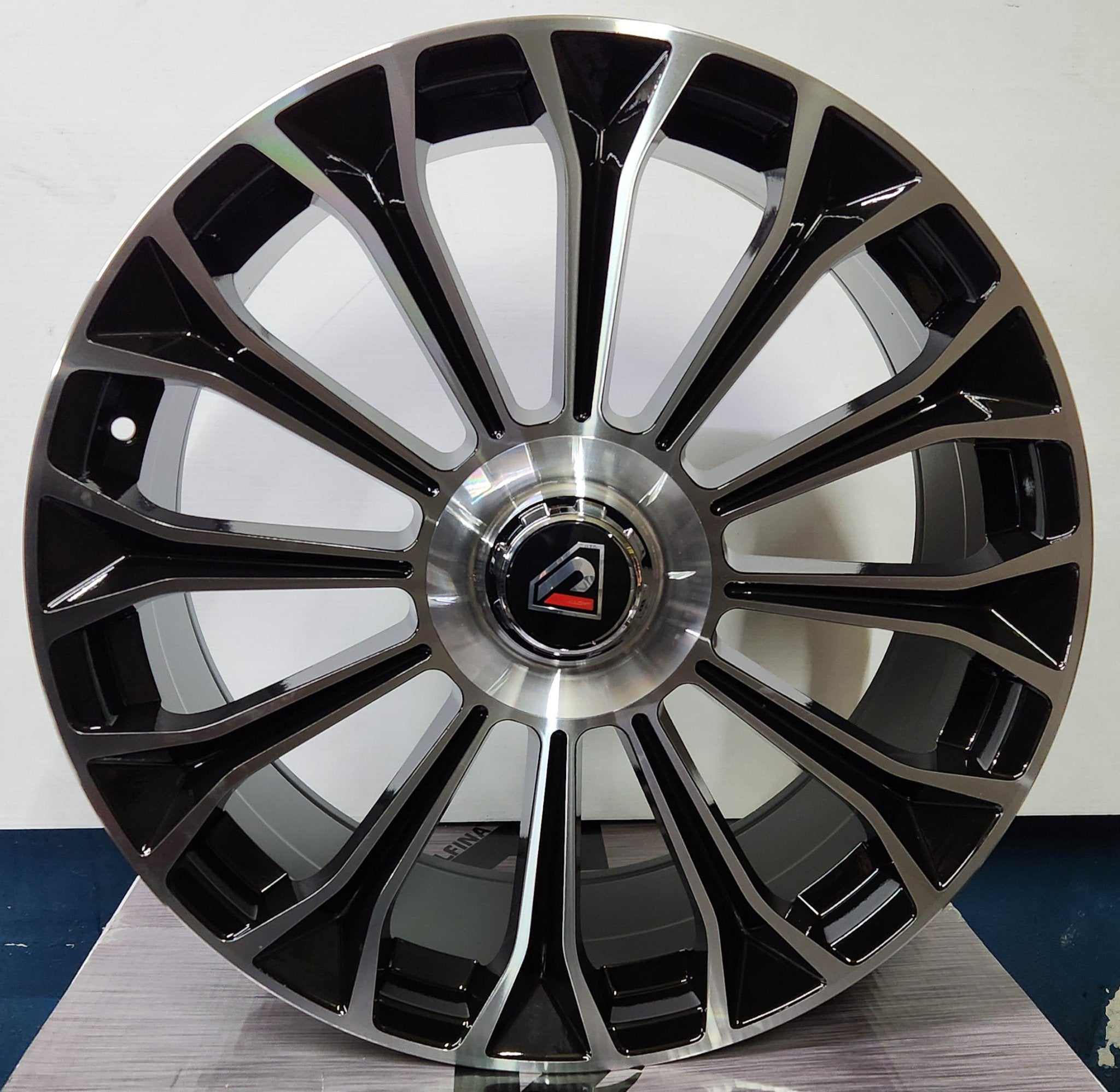 OE 280 - 22292 - 7 WHEELS 20X8.5 5X112 PIANO BLACK MACHINE FACE - Gun Hill Tire House (WTW - WHOLESALE TIRES & WHEELS)