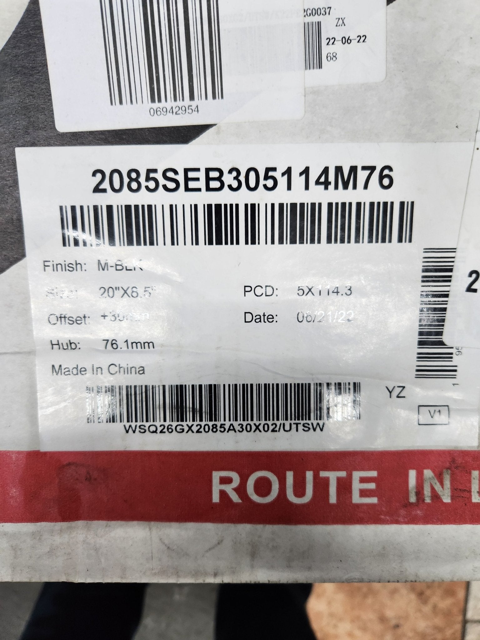 TSW 20X8.5 5X114.3 MATTE BLACK - Gun Hill Tire House (WTW - WHOLESALE TIRES & WHEELS)