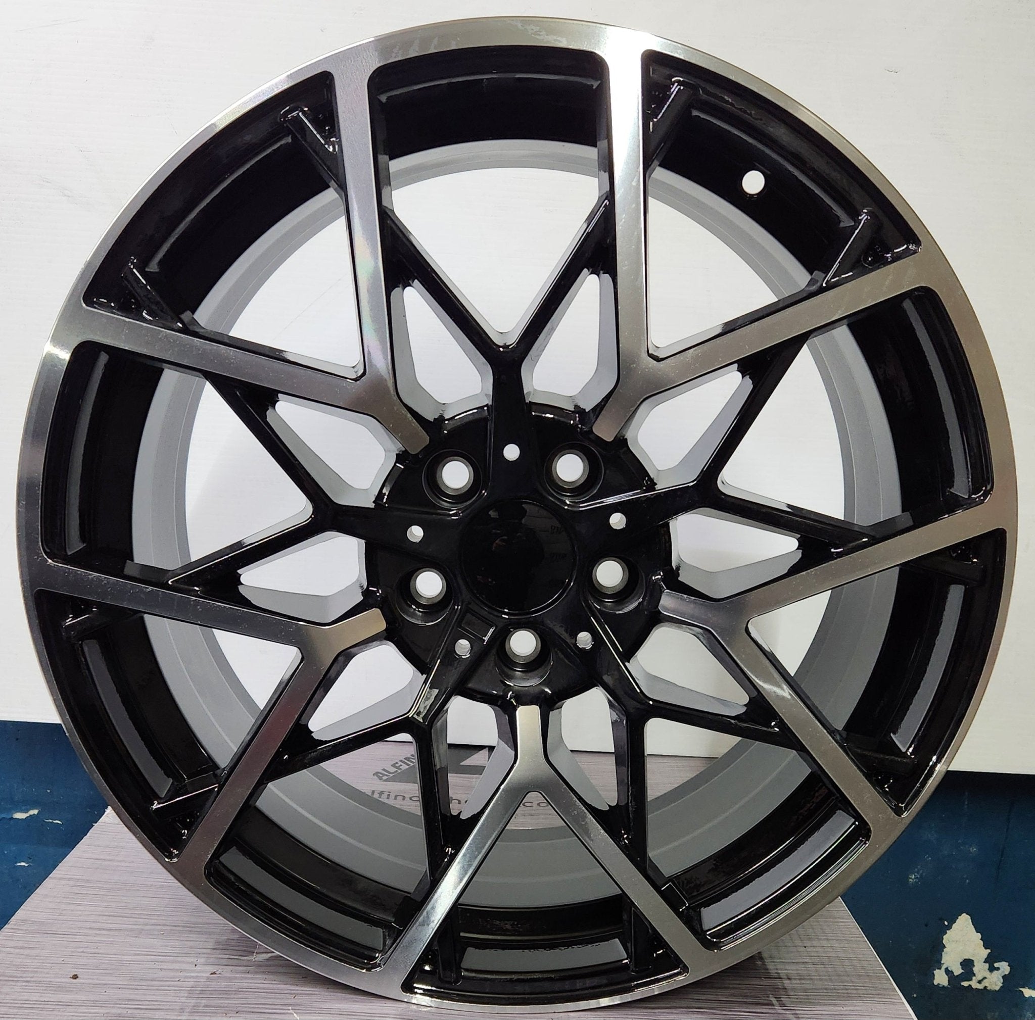WHEELS M3 STYLE 1384 20X9 5X120 MACHINED FACE W BLACK OUTLINE - Gun Hill Tire House (WTW - WHOLESALE TIRES & WHEELS)