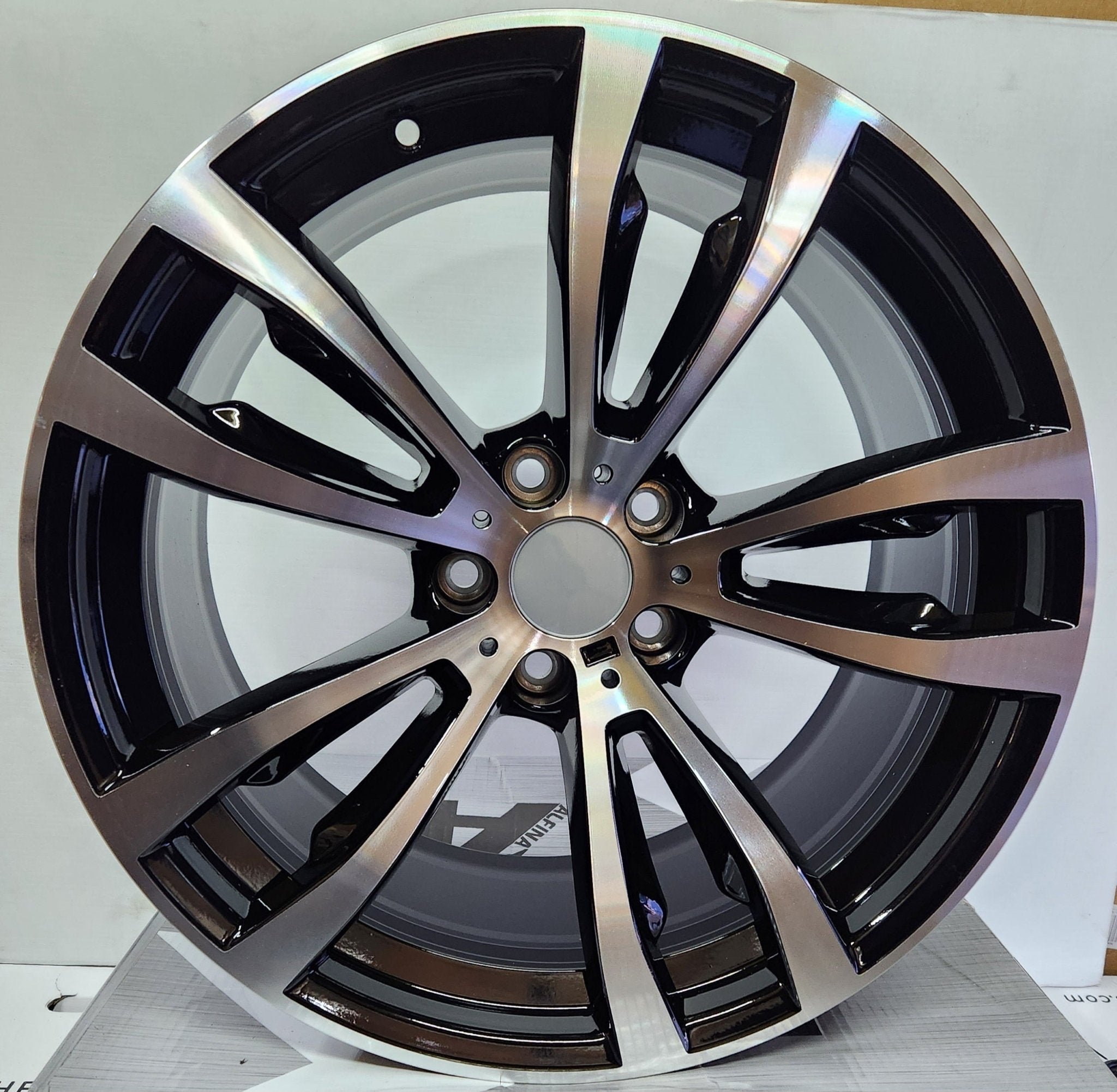 WCL201 WHEELS 20X10 5X120 GLOSS BLACK MACHINE FACE - Gun Hill Tire House (WTW - WHOLESALE TIRES & WHEELS)