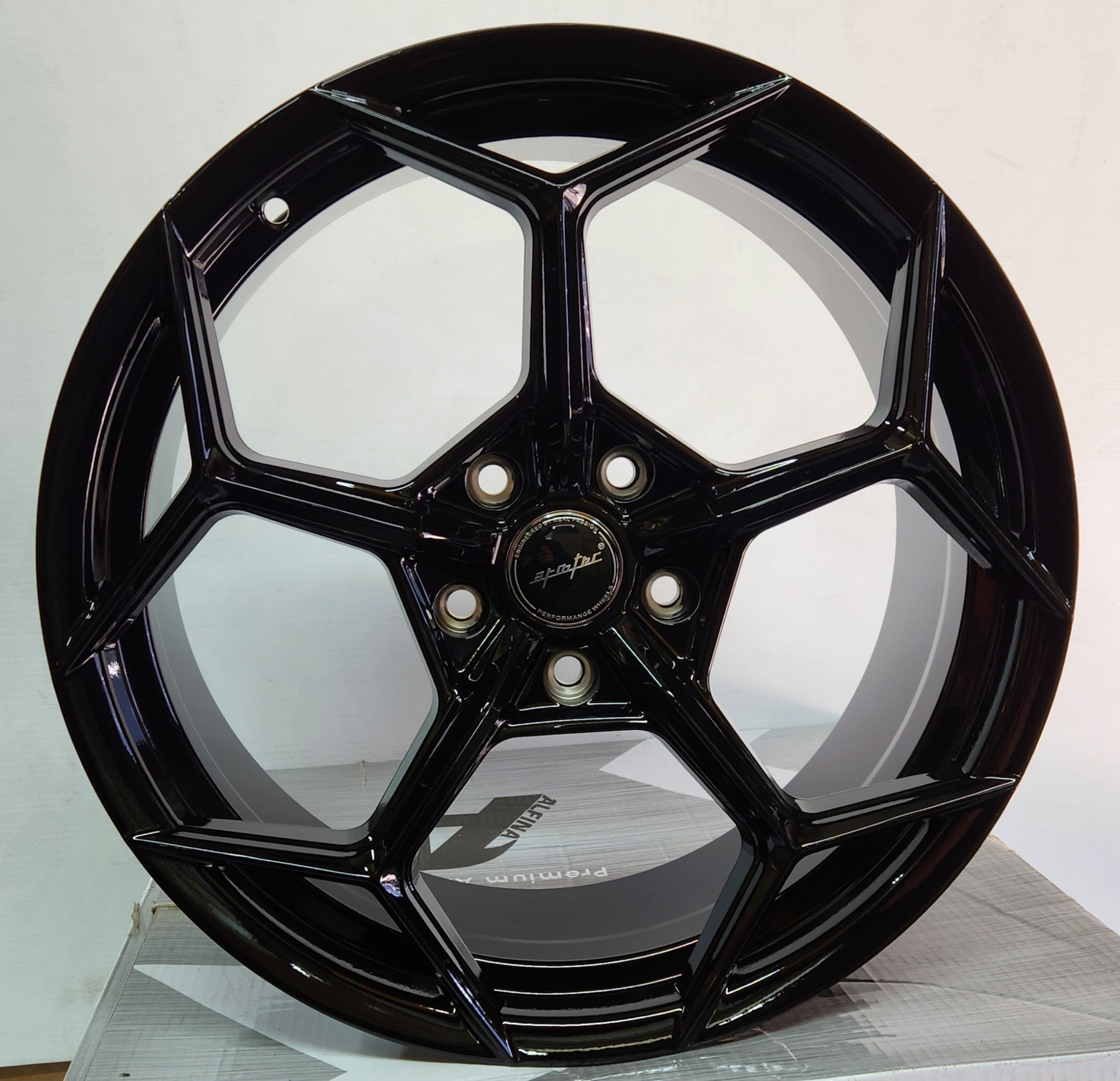 KC - 8 18x8.0 5x114.3 GLOSS BLACK - Gun Hill Tire House (WTW - WHOLESALE TIRES & WHEELS)