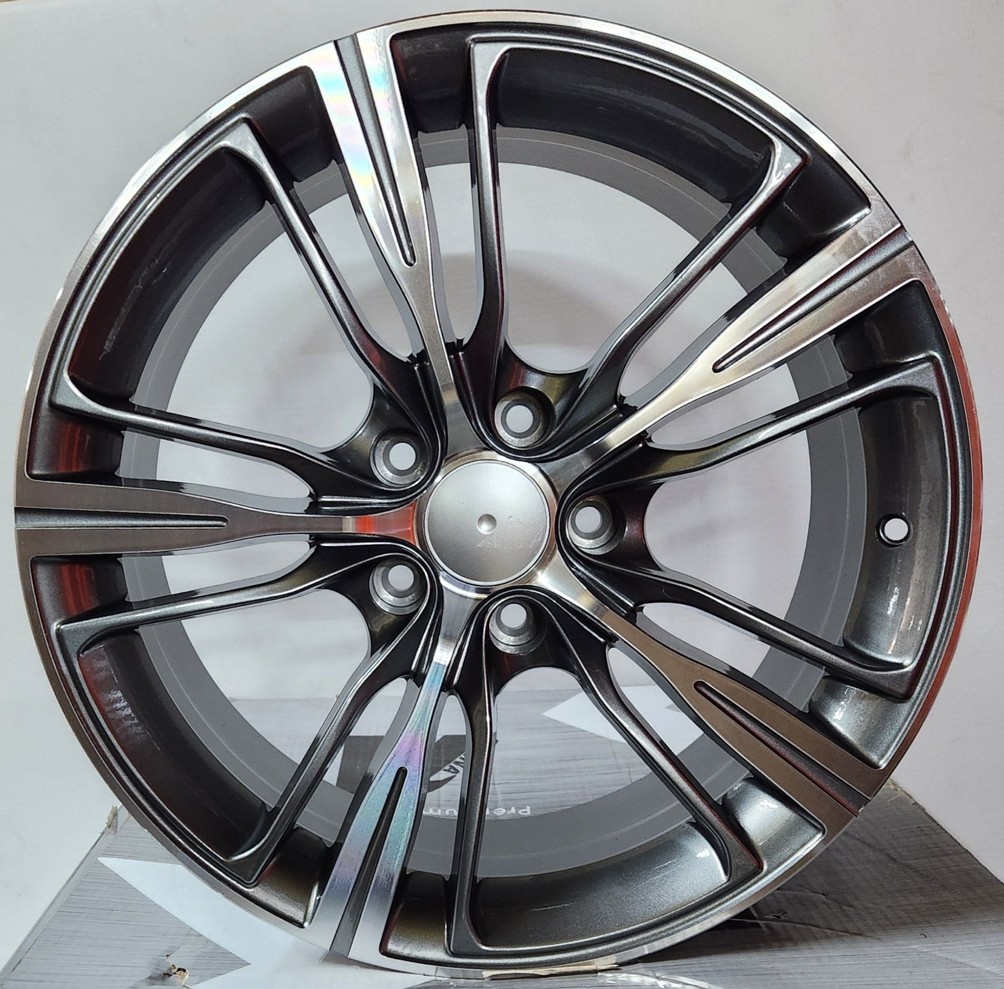 GWG A06 18x8.0 5x120 GUNMETAL MACHINED