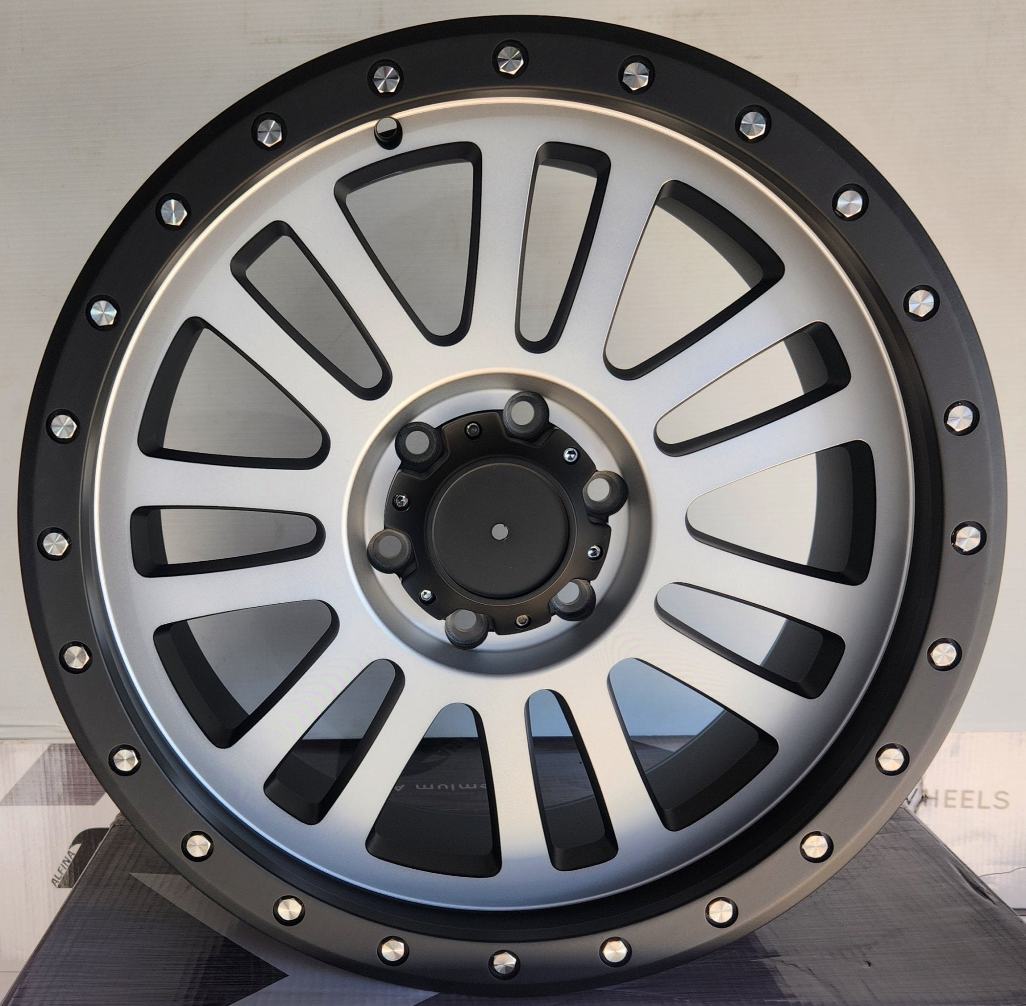 OE - B1036 EL CAJON REP 20x9.0 6x139.7 MATTE BLACK MACHINED FACE + CHROME - Gun Hill Tire House (WTW - WHOLESALE TIRES & WHEELS)