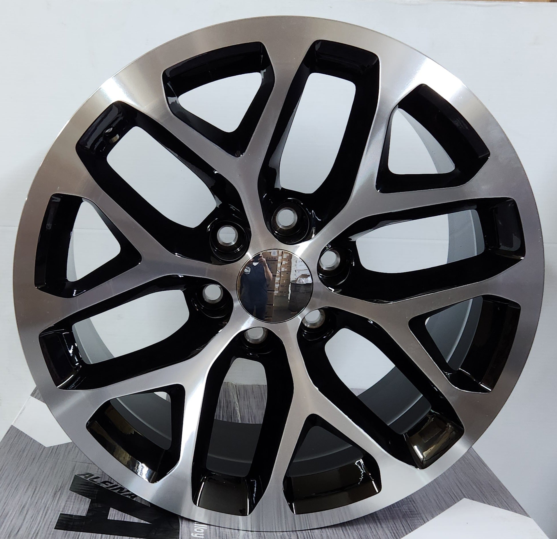 REP 348 20x9 6x139.7 GLOSS BLACK MACHINED FACE - Gun Hill Tire House (WTW - WHOLESALE TIRES & WHEELS)