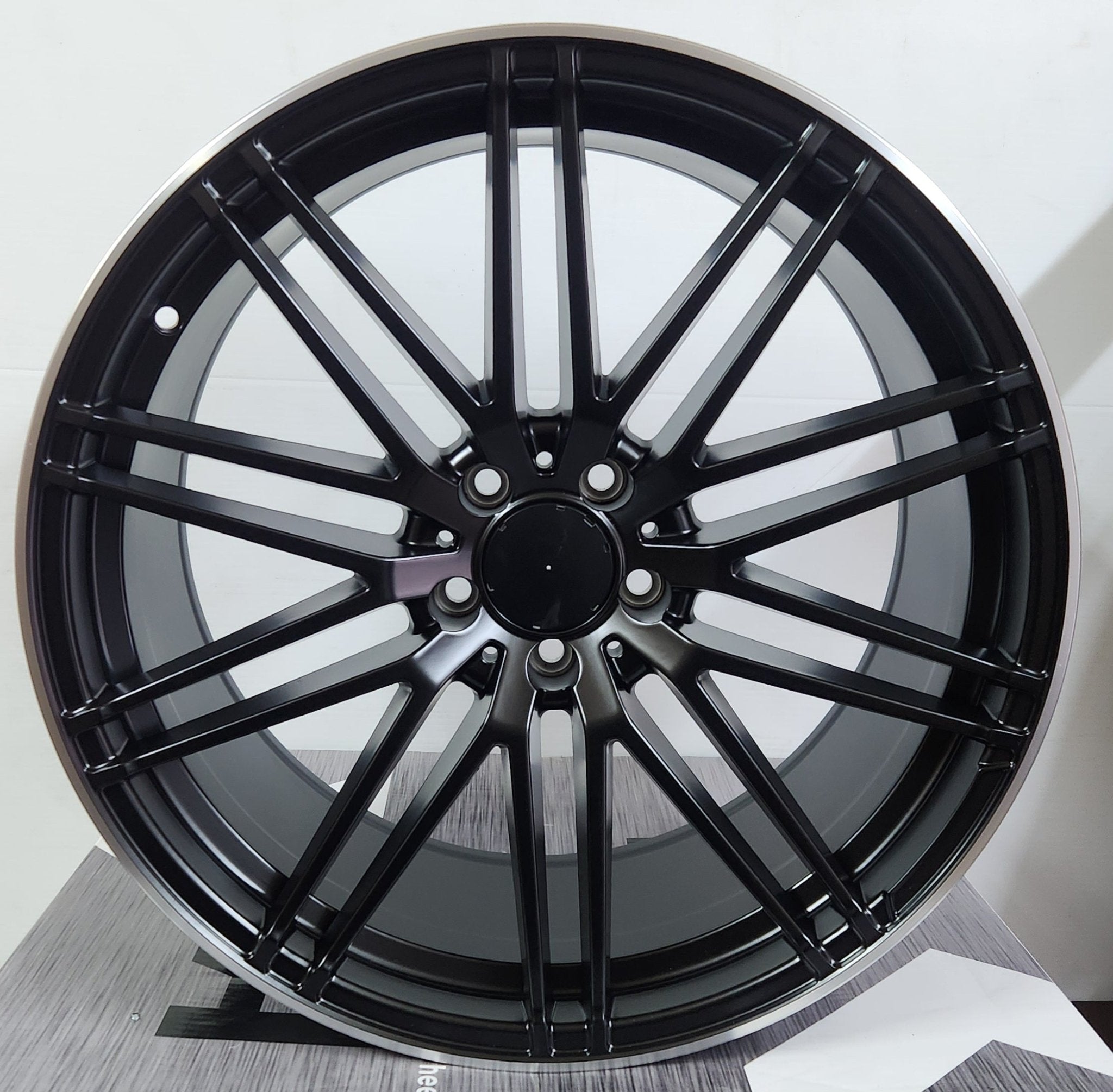 OE - 0297 20x8.5 5x112 MATTE BLACK MACHINED LIP - Gun Hill Tire House (WTW - WHOLESALE TIRES & WHEELS)