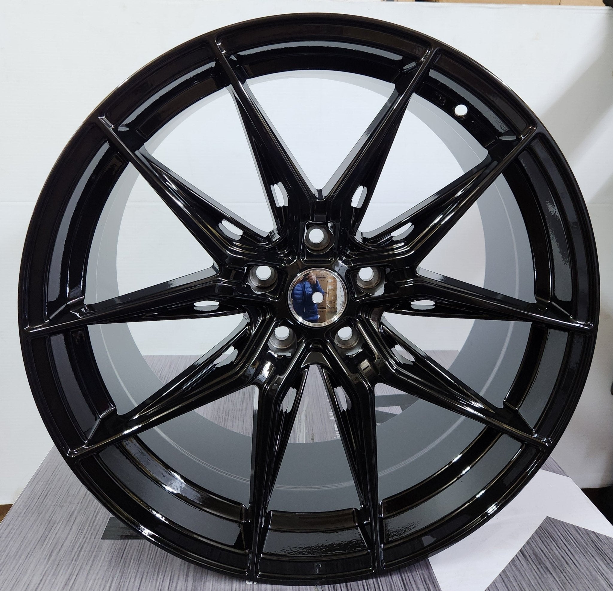 PEGASUS 5559 Si - 04 19x9.5 5x112 5x114.3 GLOSS BLACK - Gun Hill Tire House (WTW - WHOLESALE TIRES & WHEELS)