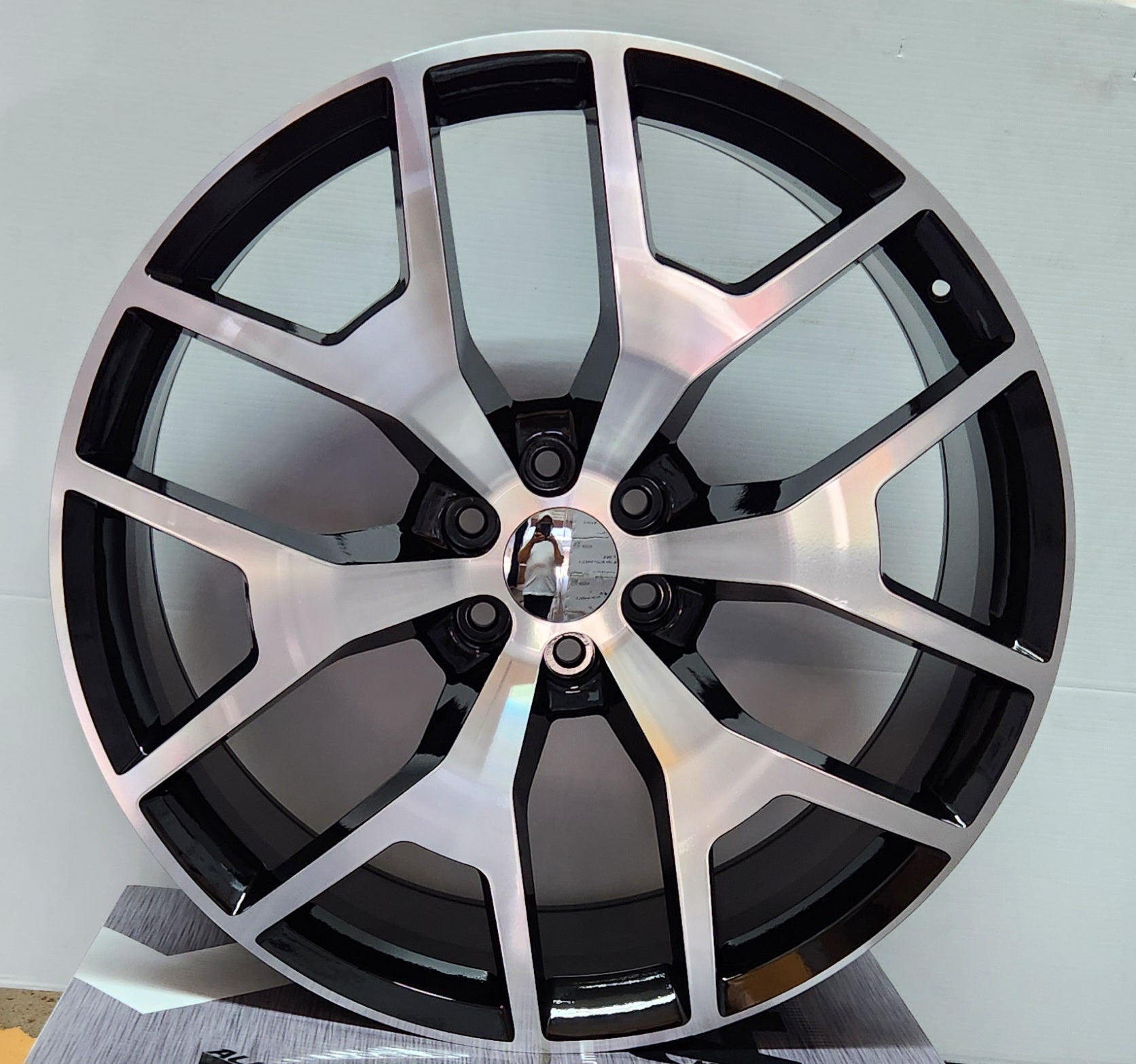 REP288 26x10 6x139.7 BLACK AND MACHINE FACE