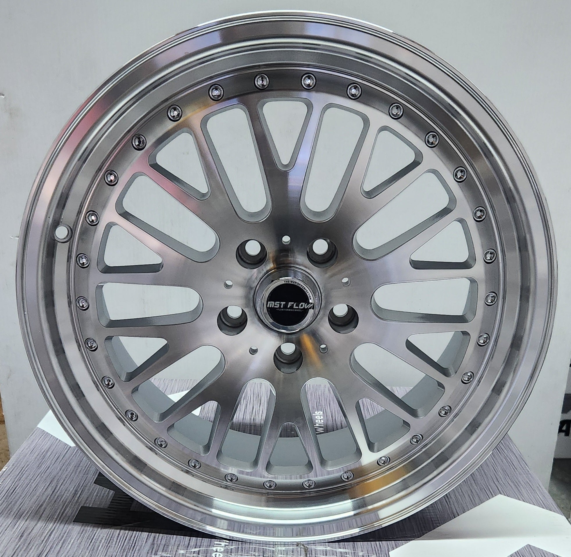 PEGASUS - 215 18x8.5 5x114.3 SILVER MACHINE LIP ET+40 73.1mm - Gun Hill Tire House (WTW - WHOLESALE TIRES & WHEELS)