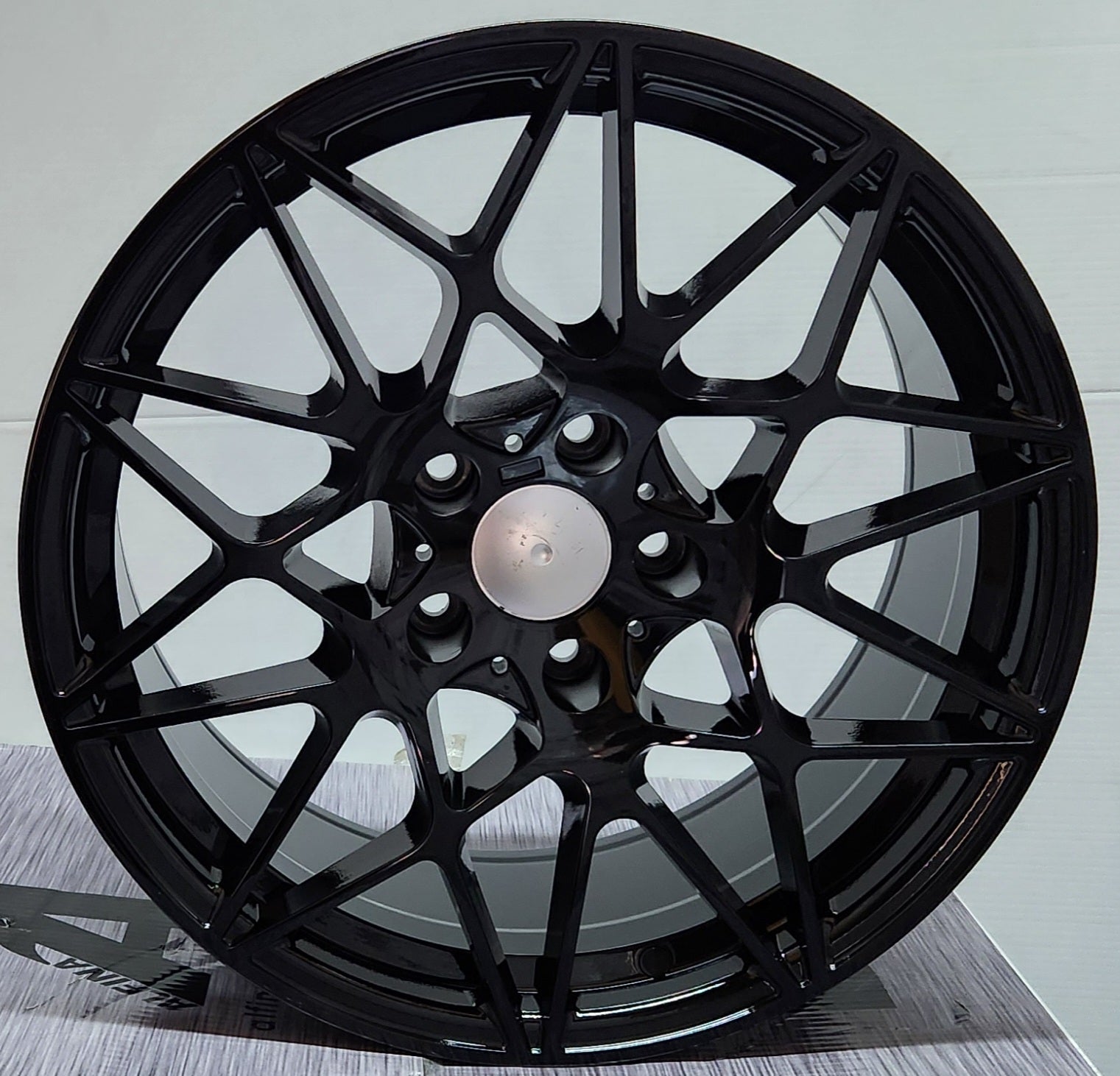OE - REW033 - 8 18x8.0 5x120 GLOSS BLACK - Gun Hill Tire House (WTW - WHOLESALE TIRES & WHEELS)