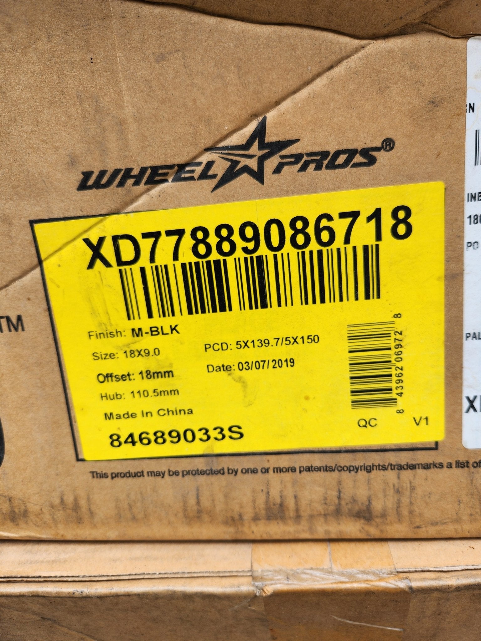 XD77 18X9 5X139.7 5X150 MATTE BLACK - Gun Hill Tire House (WTW - WHOLESALE TIRES & WHEELS)